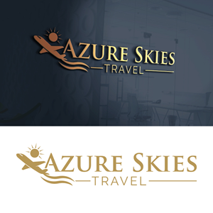 Logo Design by Dior design for Azure Skies Travel | Design: #35807051