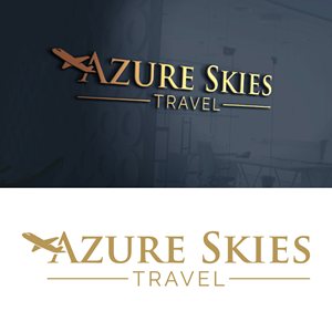 Logo Design by Dior design for Azure Skies Travel | Design: #35807066