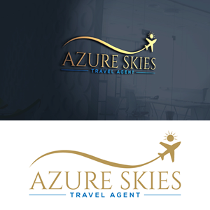 Logo Design by Dior design for Azure Skies Travel | Design: #35832794