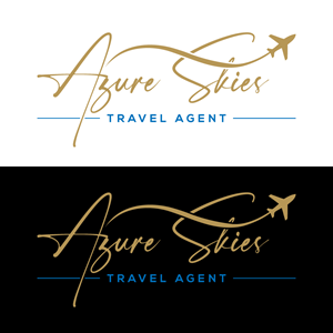 Logo Design by Dior design for Azure Skies Travel | Design: #35833382