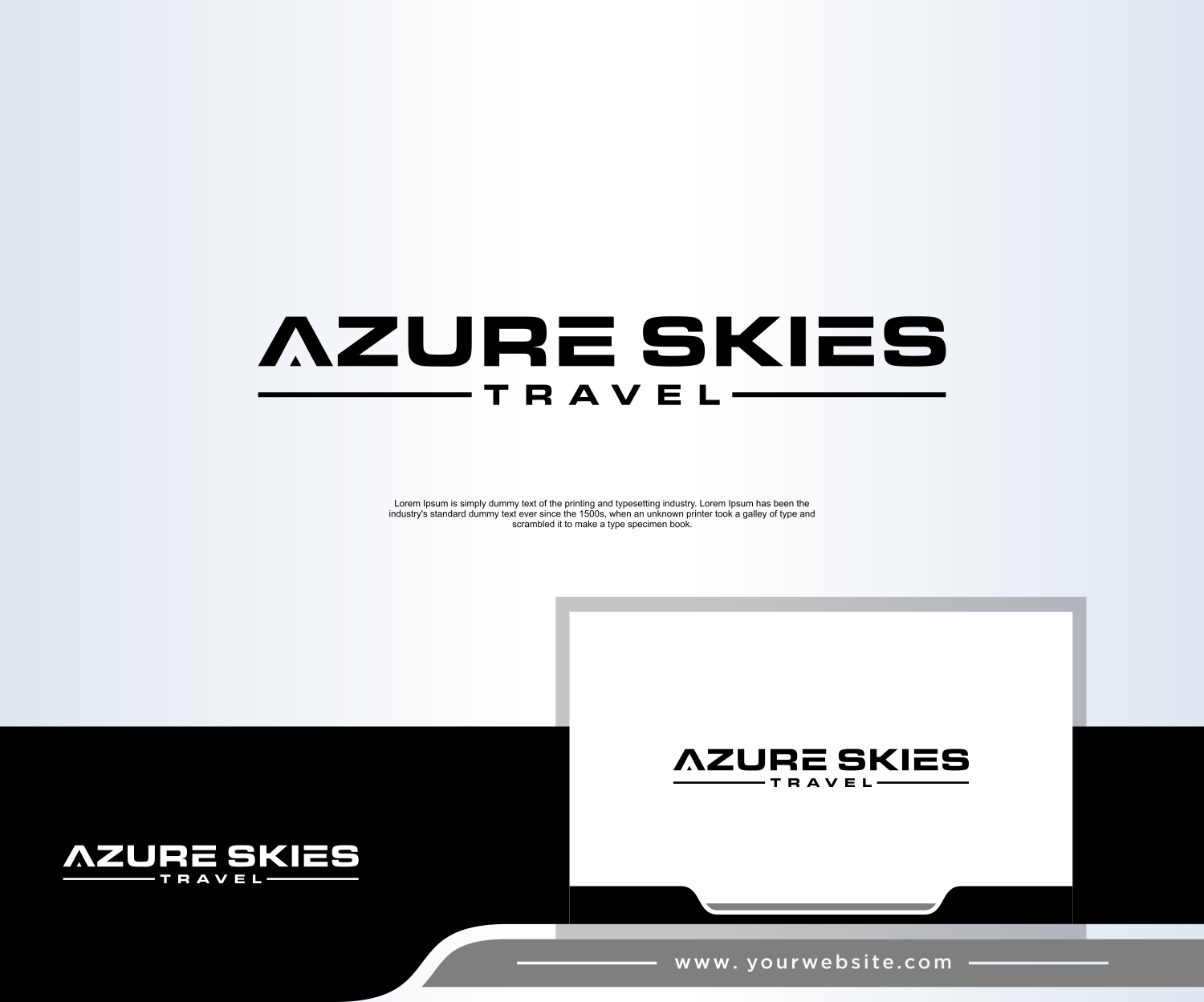 Logo Design by in creative for Azure Skies Travel | Design #35728531