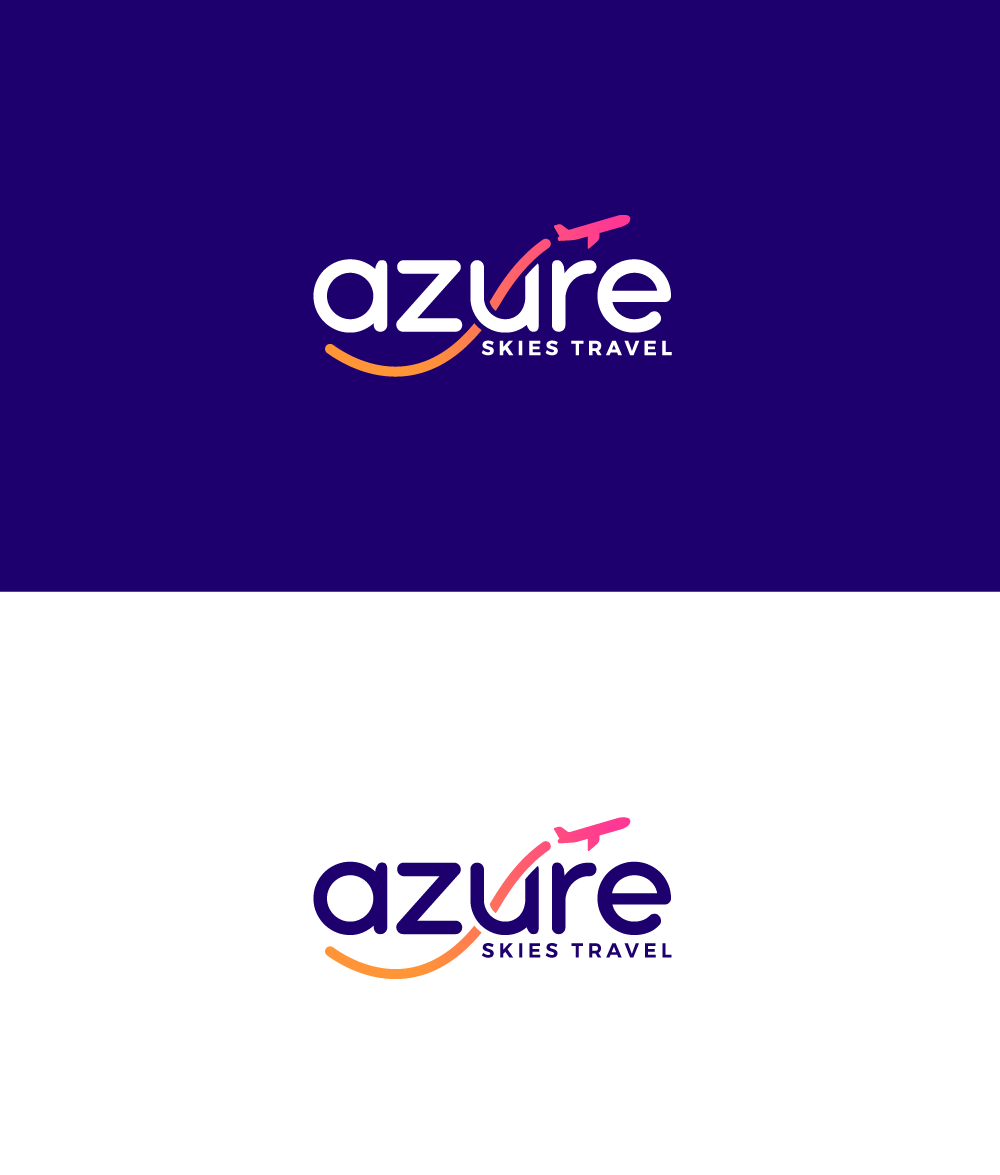 Logo Design by UMBRA Designs for Azure Skies Travel | Design #35734772
