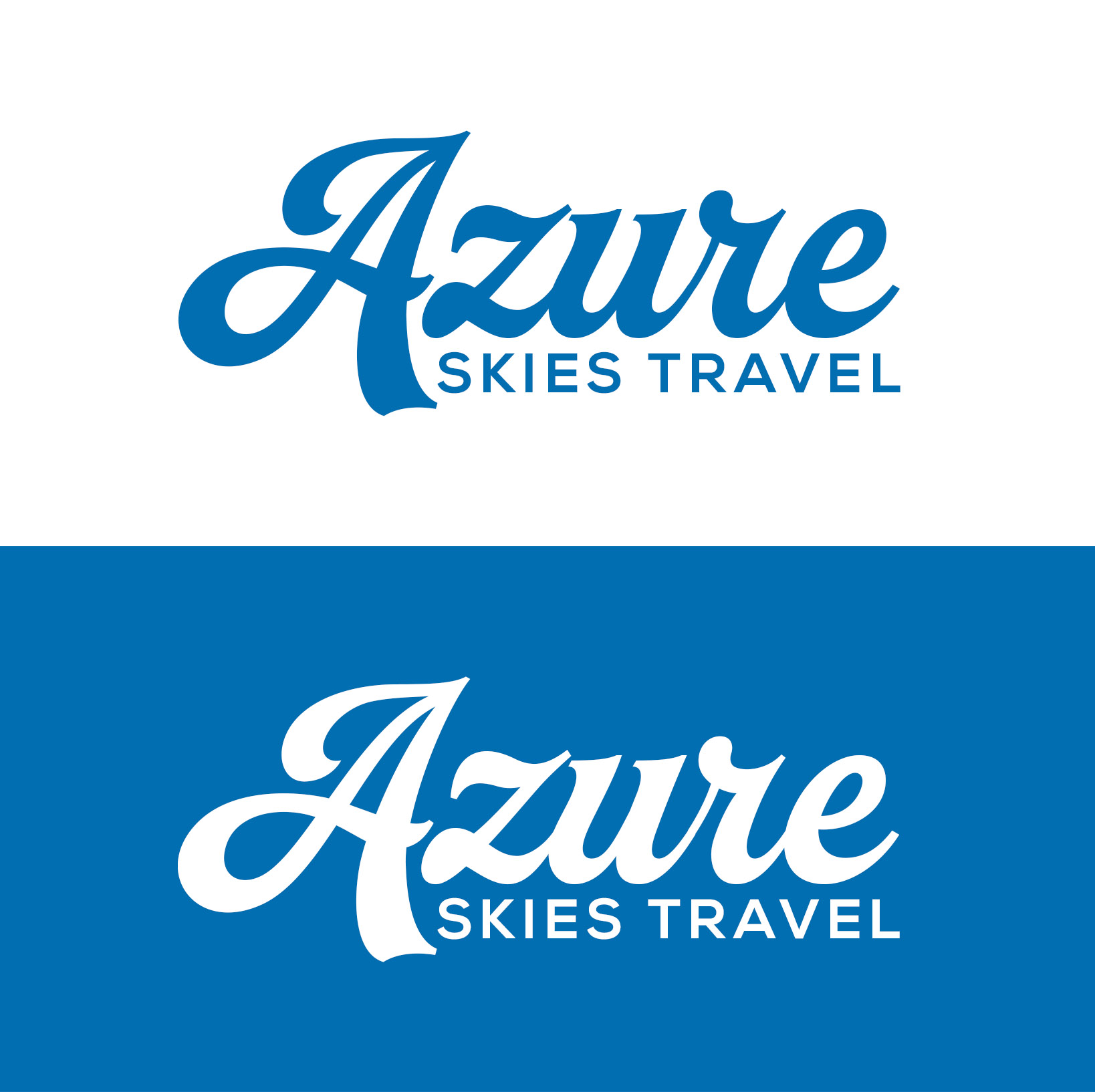 Logo Design by Soonia for Azure Skies Travel | Design #35730307