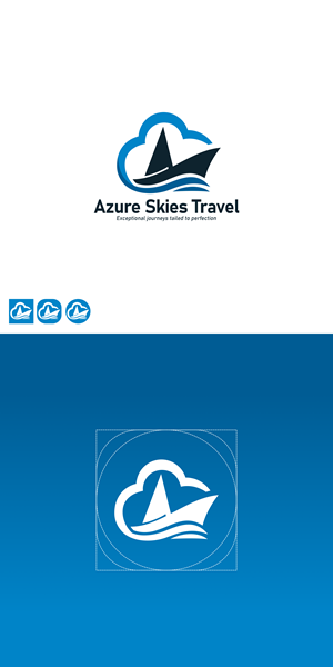 Logo Design by AyoebRoa for Azure Skies Travel | Design #35727944