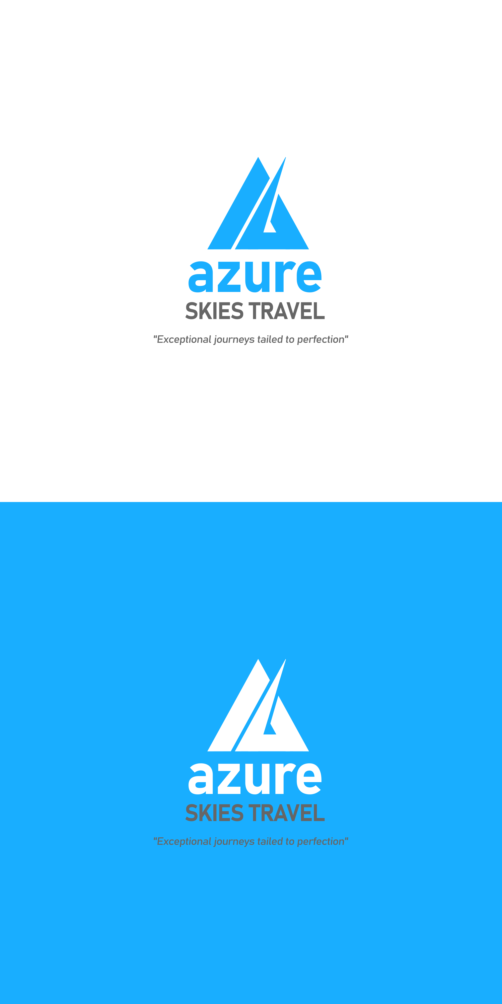 Logo Design by AyoebRoa for Azure Skies Travel | Design #35730864