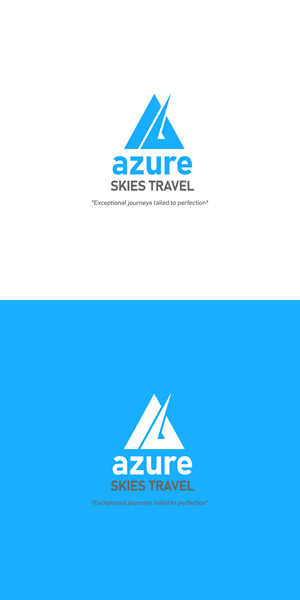 Logo Design by AyoebRoa for Azure Skies Travel | Design: #35730864