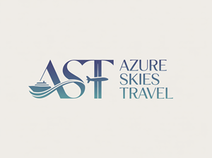 Logo Design by Design92 for Azure Skies Travel | Design: #35768146