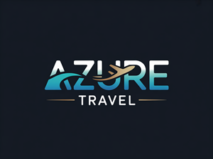 Logo Design by Design92 for Azure Skies Travel | Design: #35768149