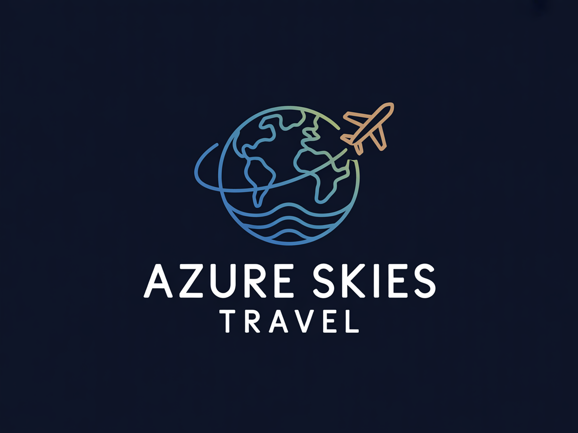 Logo Design by Design92 for Azure Skies Travel | Design #35768150