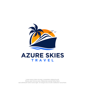 Design de Logo par M.Syaiful Huda pour Azure Skies Travel | Design : #35726068