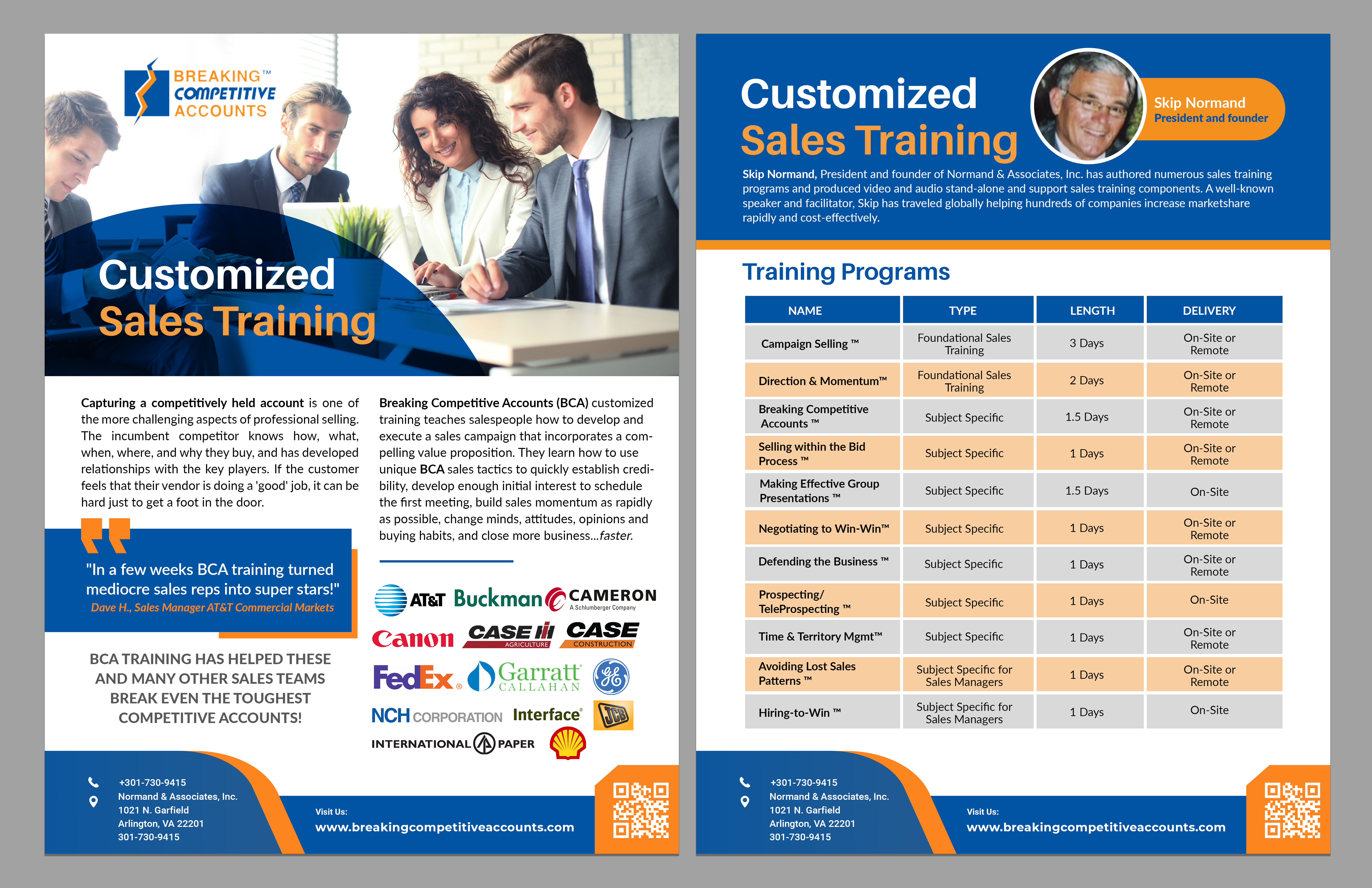 Flyer Design by Osama Soliman for Normand & Associates, Inc. | Design #35727299