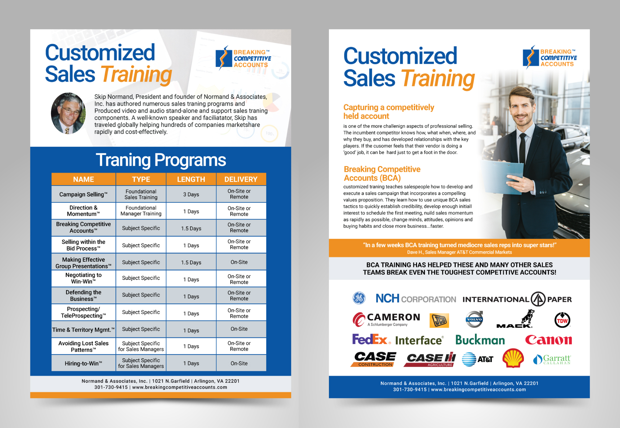 Flyer Design by JK18 for Normand & Associates, Inc. | Design #35730025