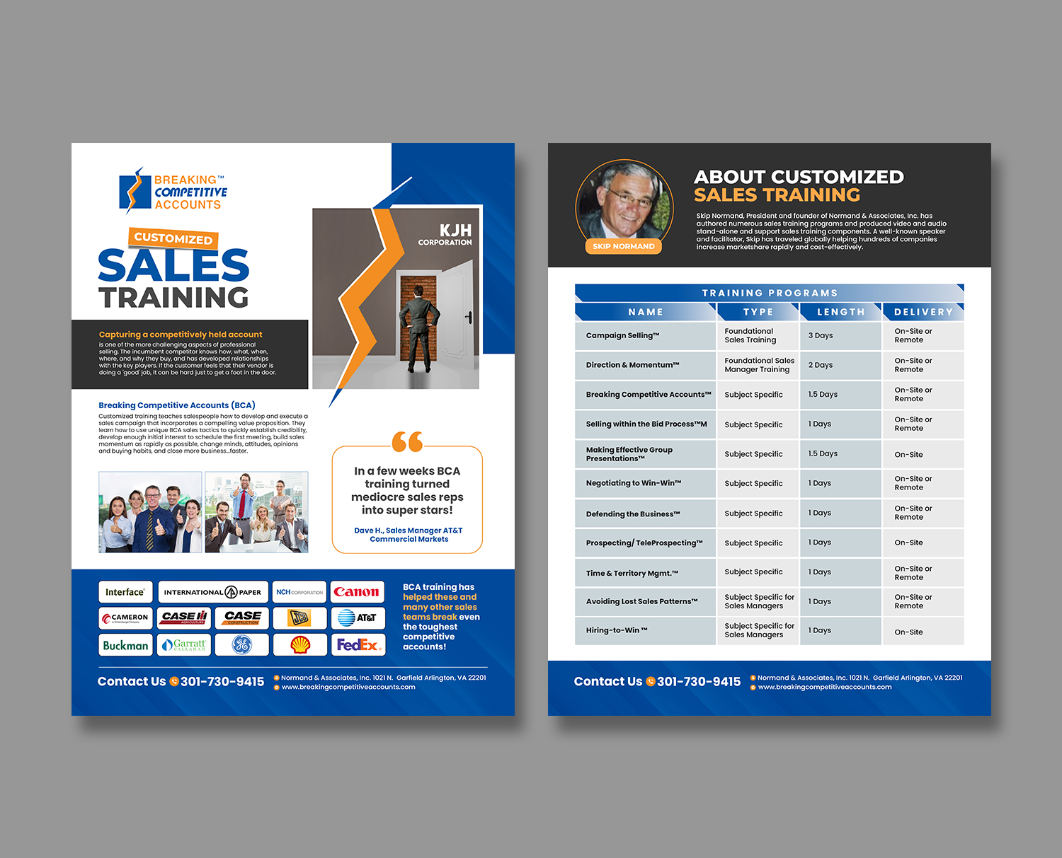 Flyer Design by debdesign for Normand & Associates, Inc. | Design #35729479