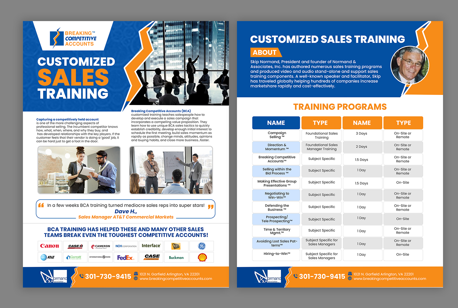 Flyer Design by debdesign for Normand & Associates, Inc. | Design #35730704