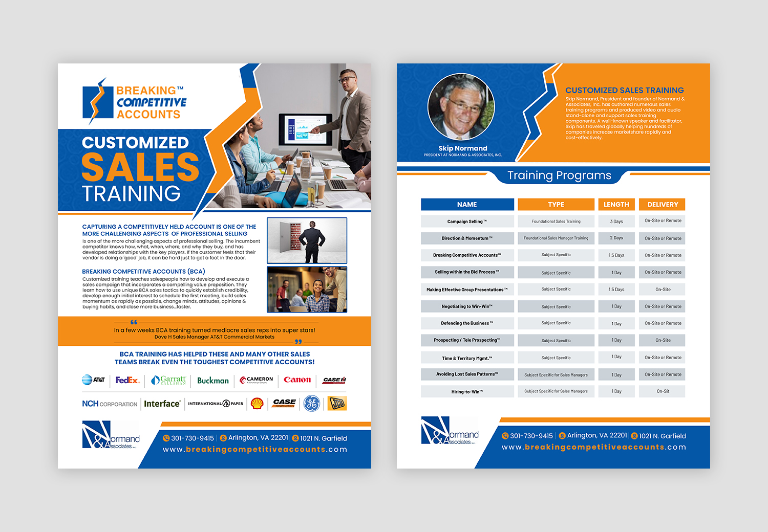 Flyer Design by debdesign for Normand & Associates, Inc. | Design #35731136