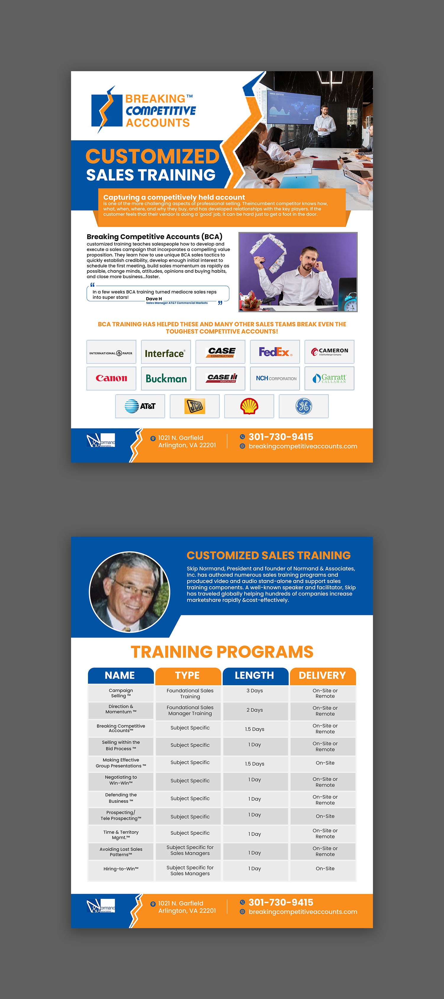 Flyer Design by debdesign for Normand & Associates, Inc. | Design #35731369