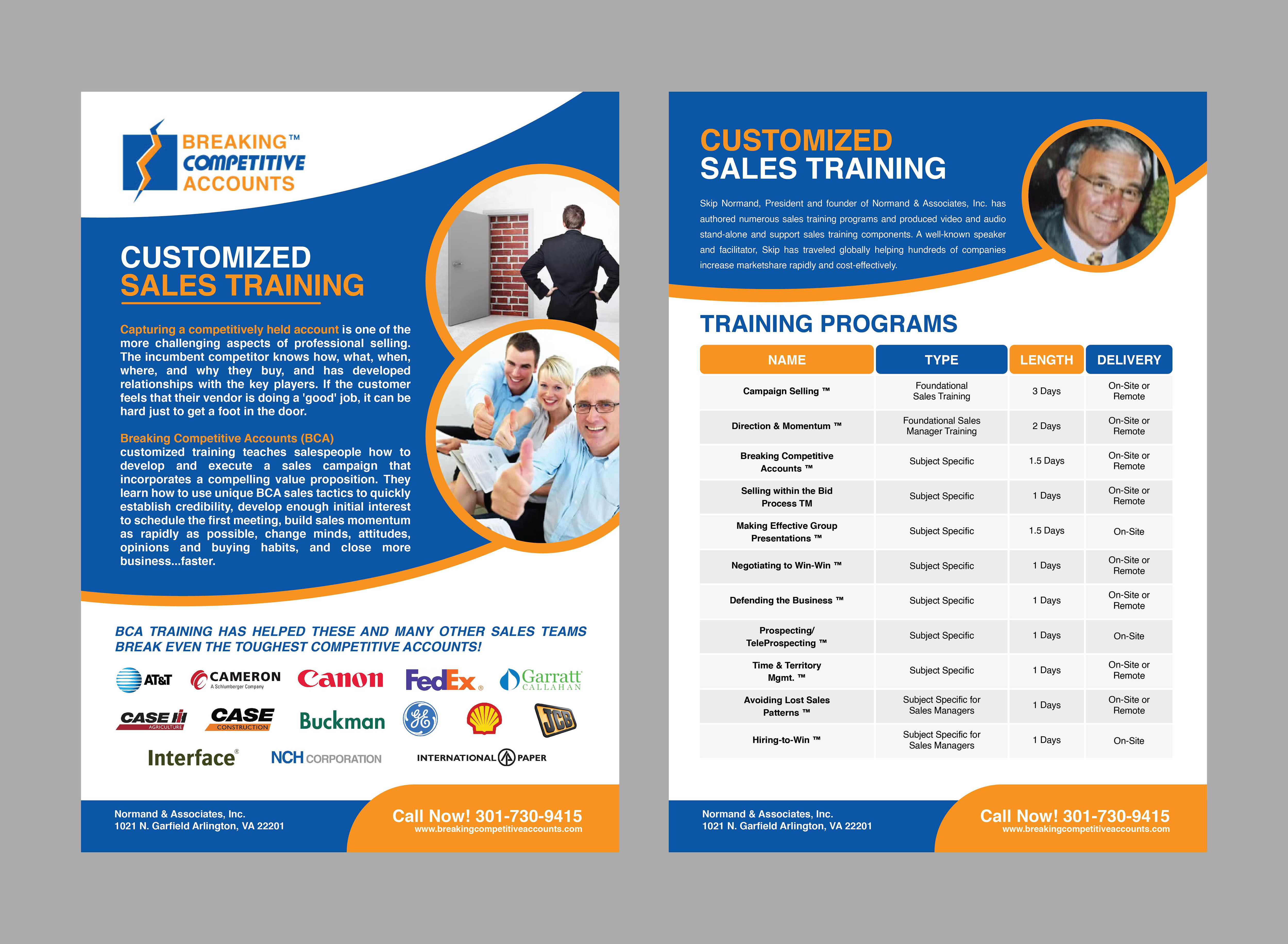 Flyer Design by 3Guys for Normand & Associates, Inc. | Design #35733694