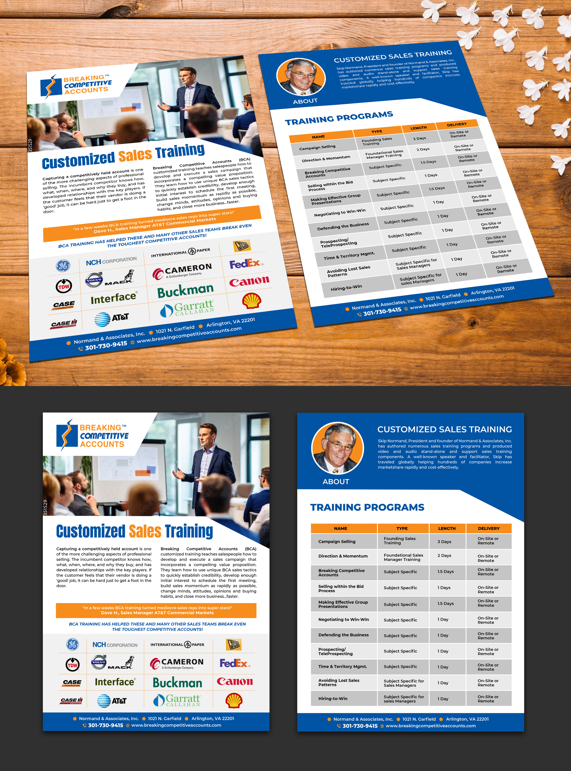 Flyer Design by websmartusa for Normand & Associates, Inc. | Design #35731523