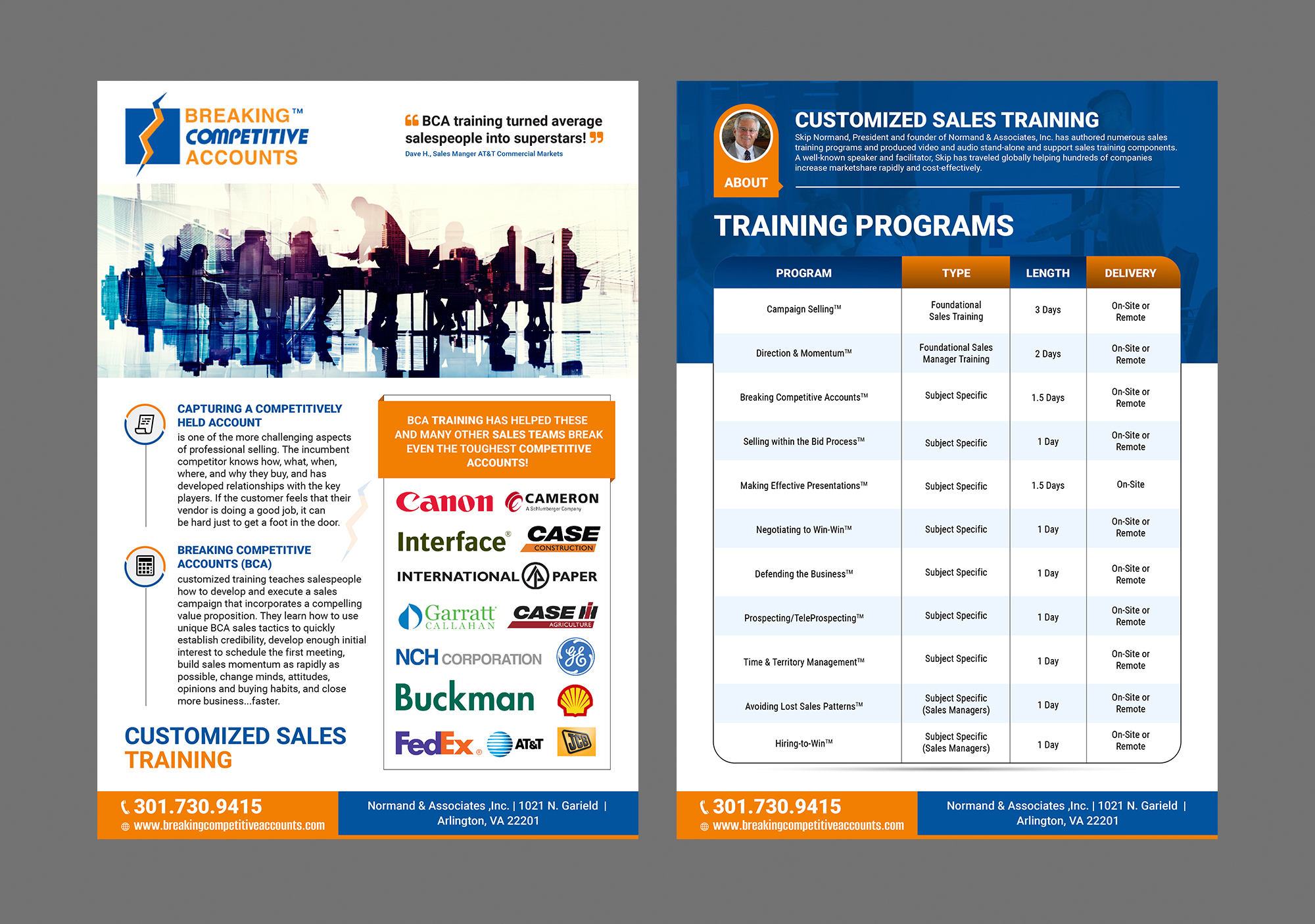 Flyer Design by websmartusa for Normand & Associates, Inc. | Design #35777920