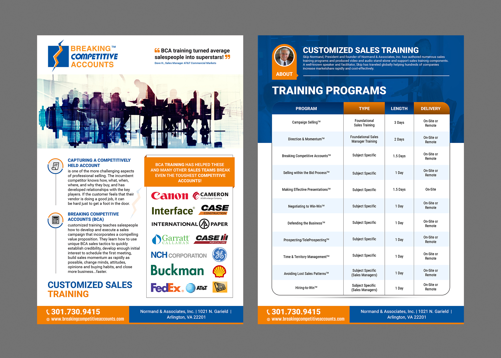 Flyer Design by websmartusa for Normand & Associates, Inc. | Design #35779348