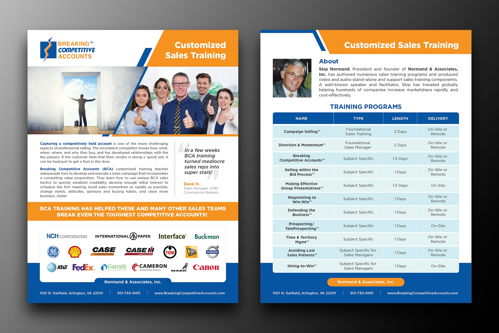 Flyer Design by OwnDesign for Normand & Associates, Inc. | Design #35731683