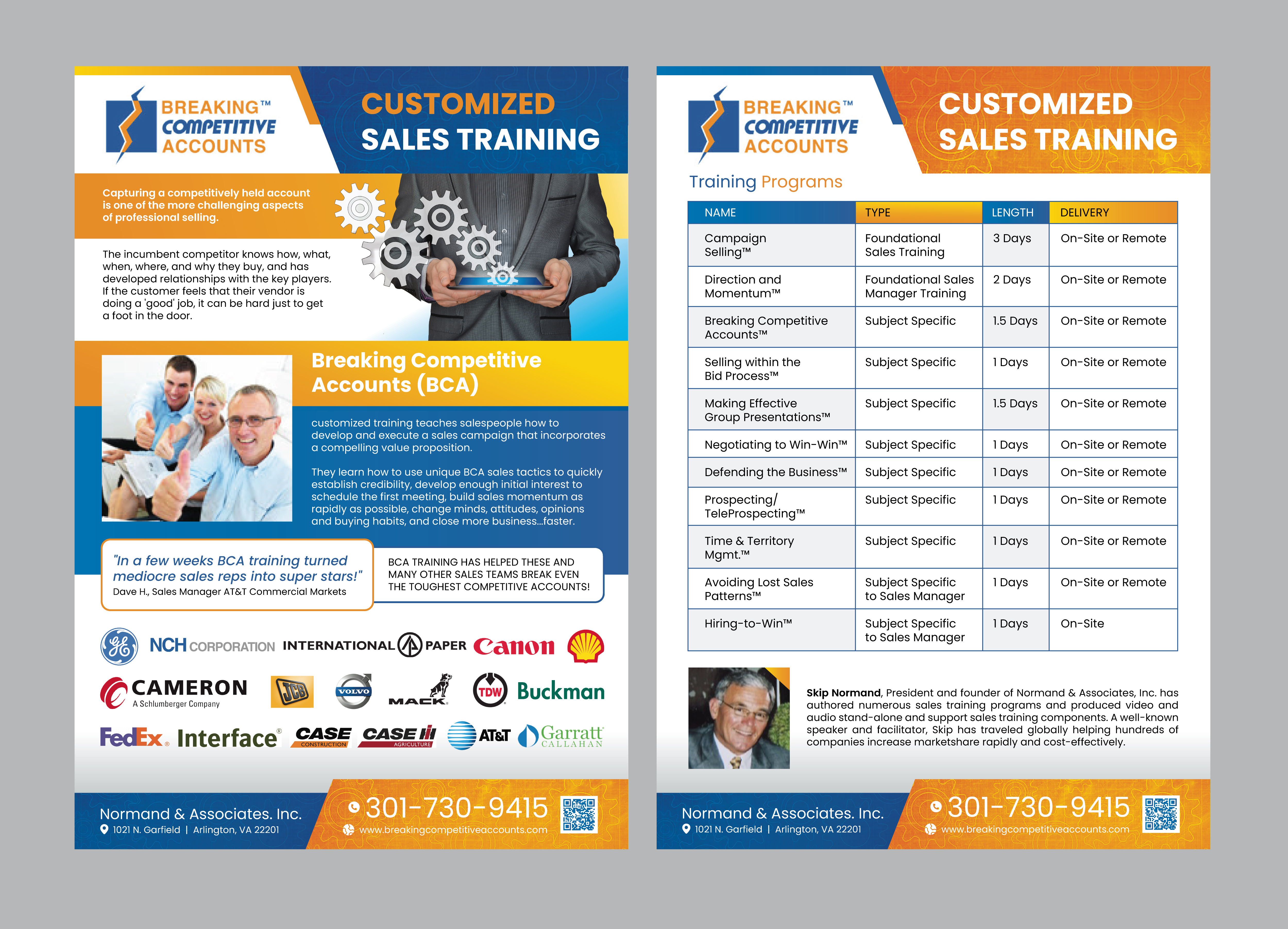 Flyer Design by saurov for Normand & Associates, Inc. | Design #35728844