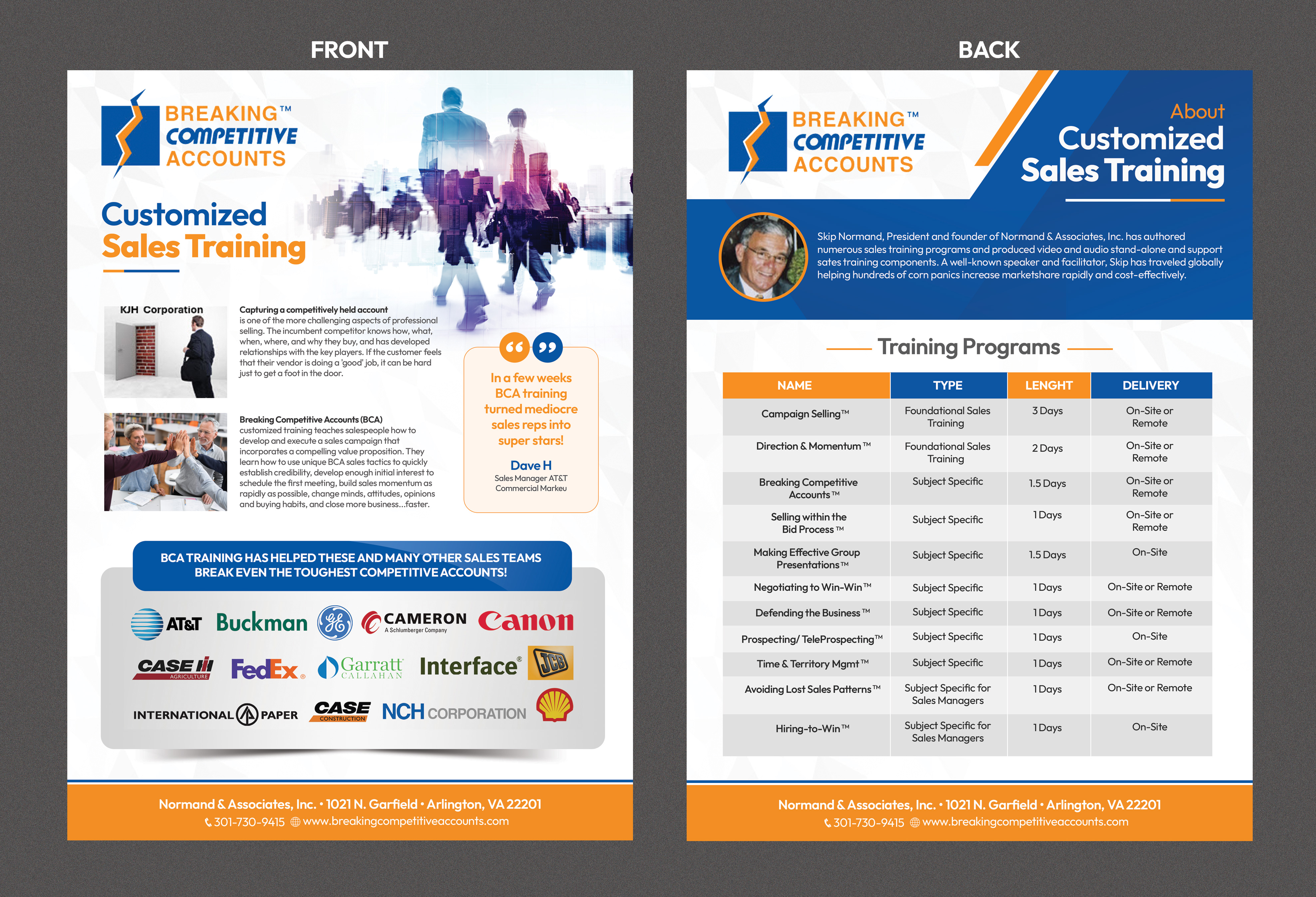 Flyer Design by Stan$oul for Normand & Associates, Inc. | Design #35729051