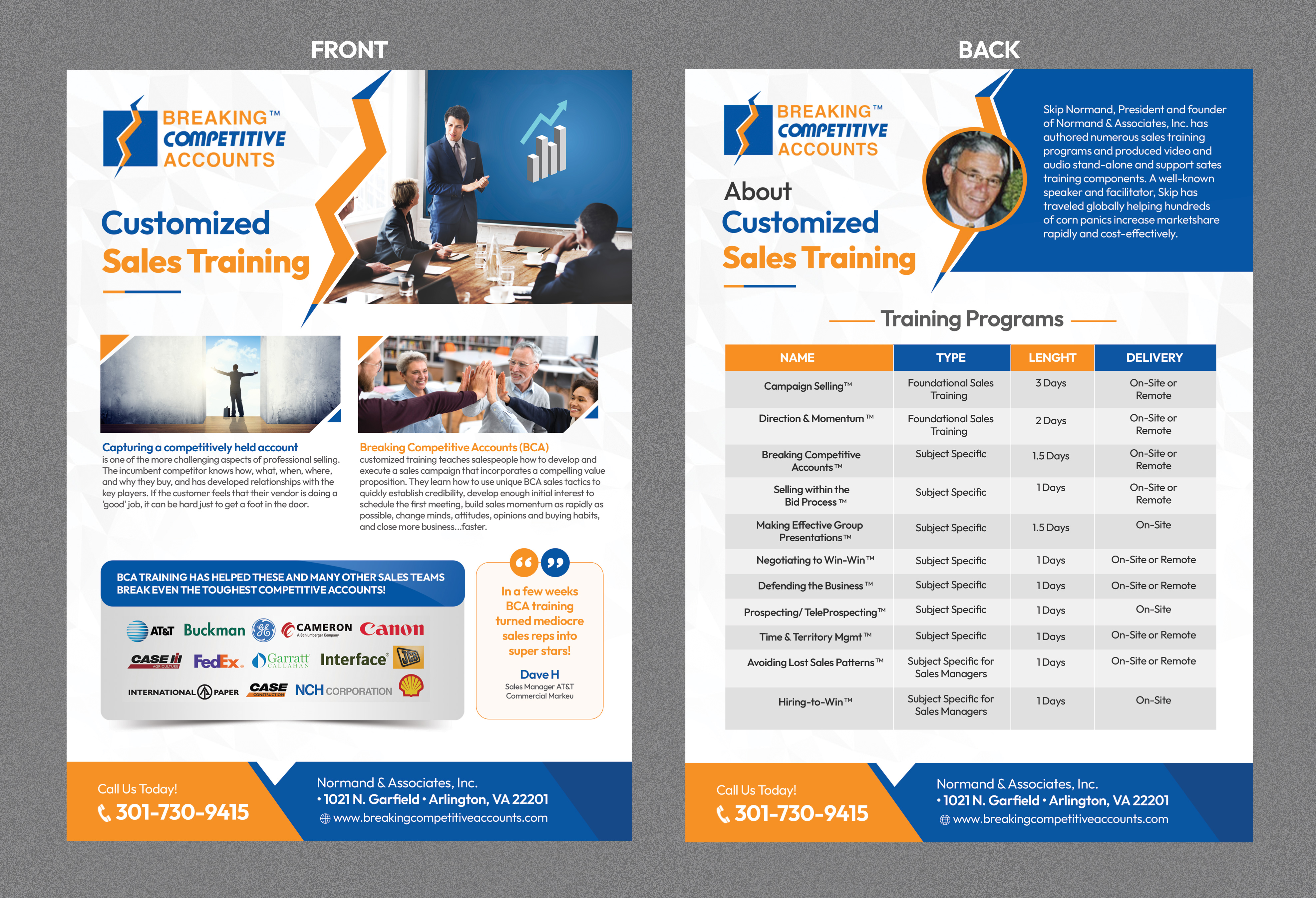 Flyer Design by Stan$oul for Normand & Associates, Inc. | Design #35729502