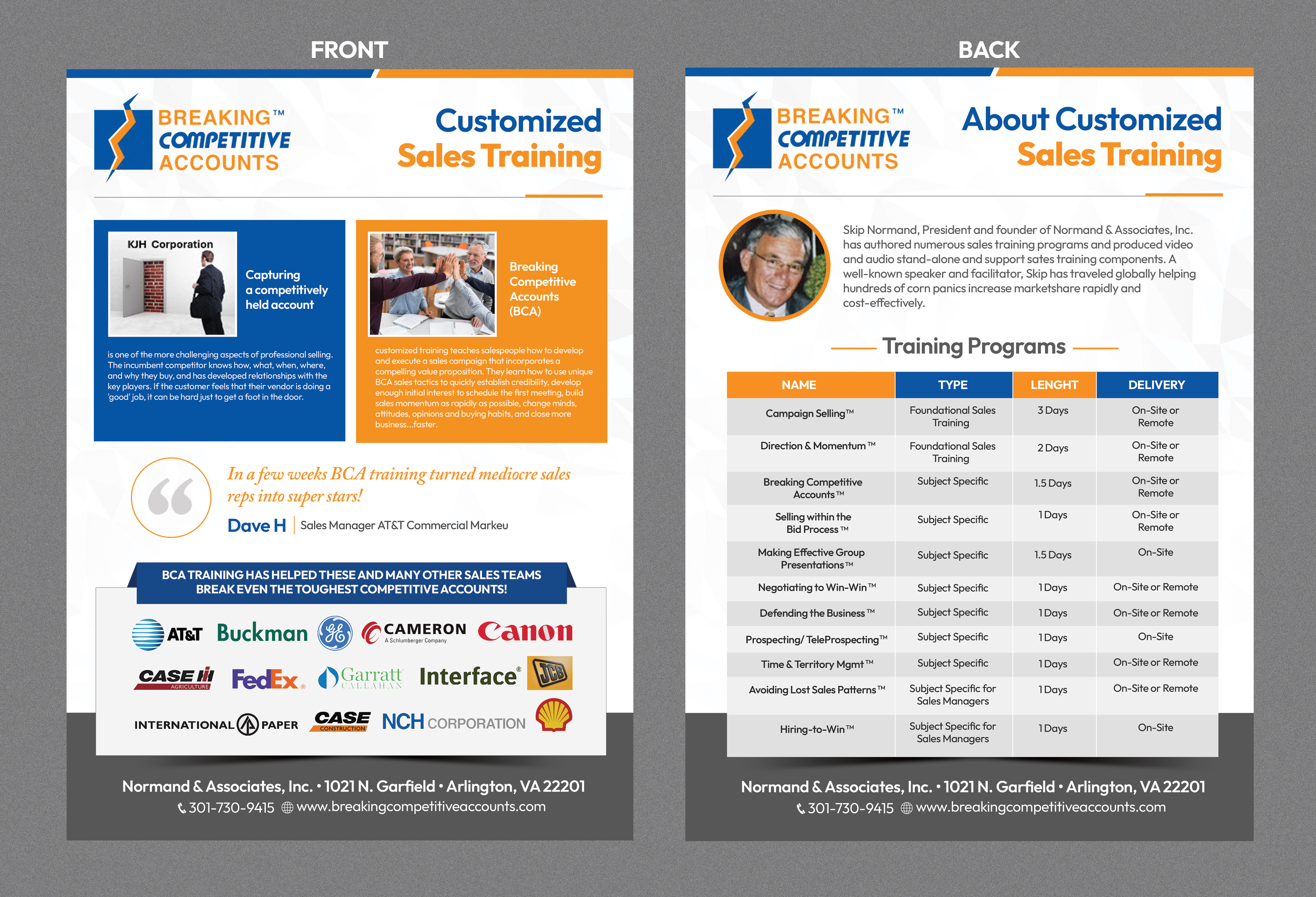 Flyer Design by Stan$oul for Normand & Associates, Inc. | Design #35729584