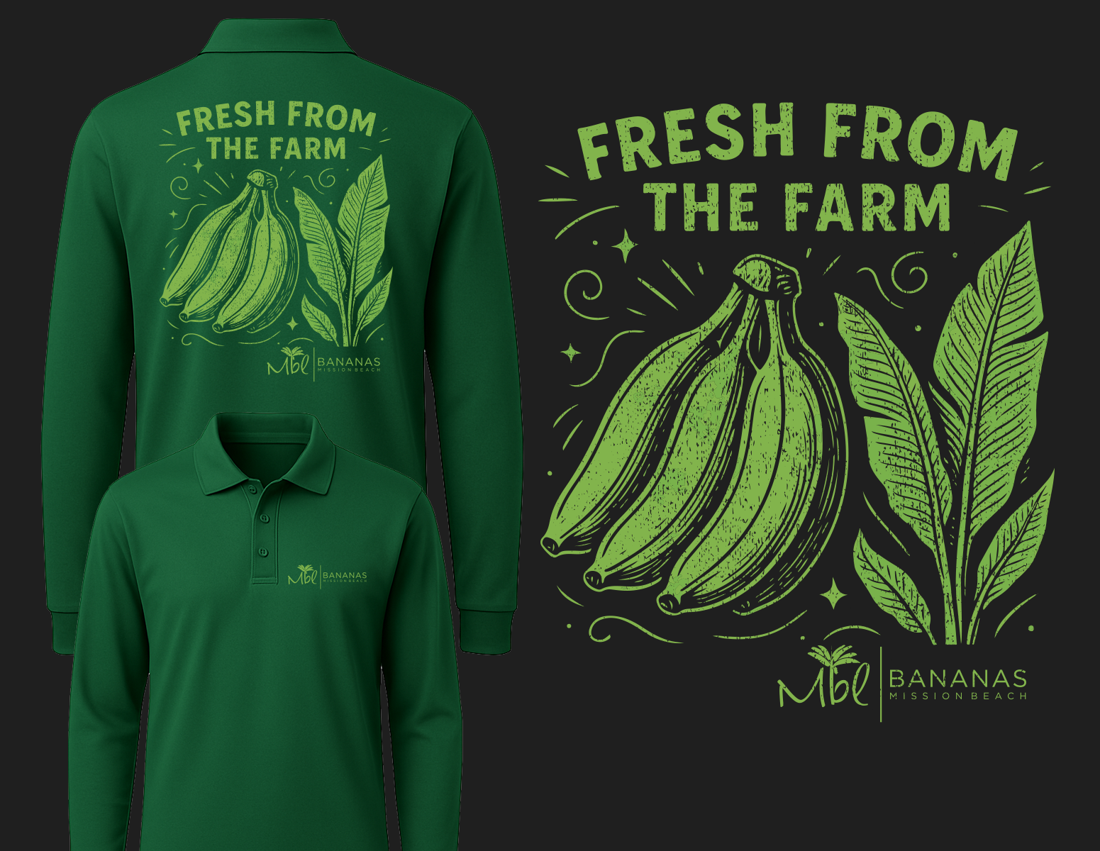 T-shirt Design by Xerox for MBL Bananas | Design #35769028