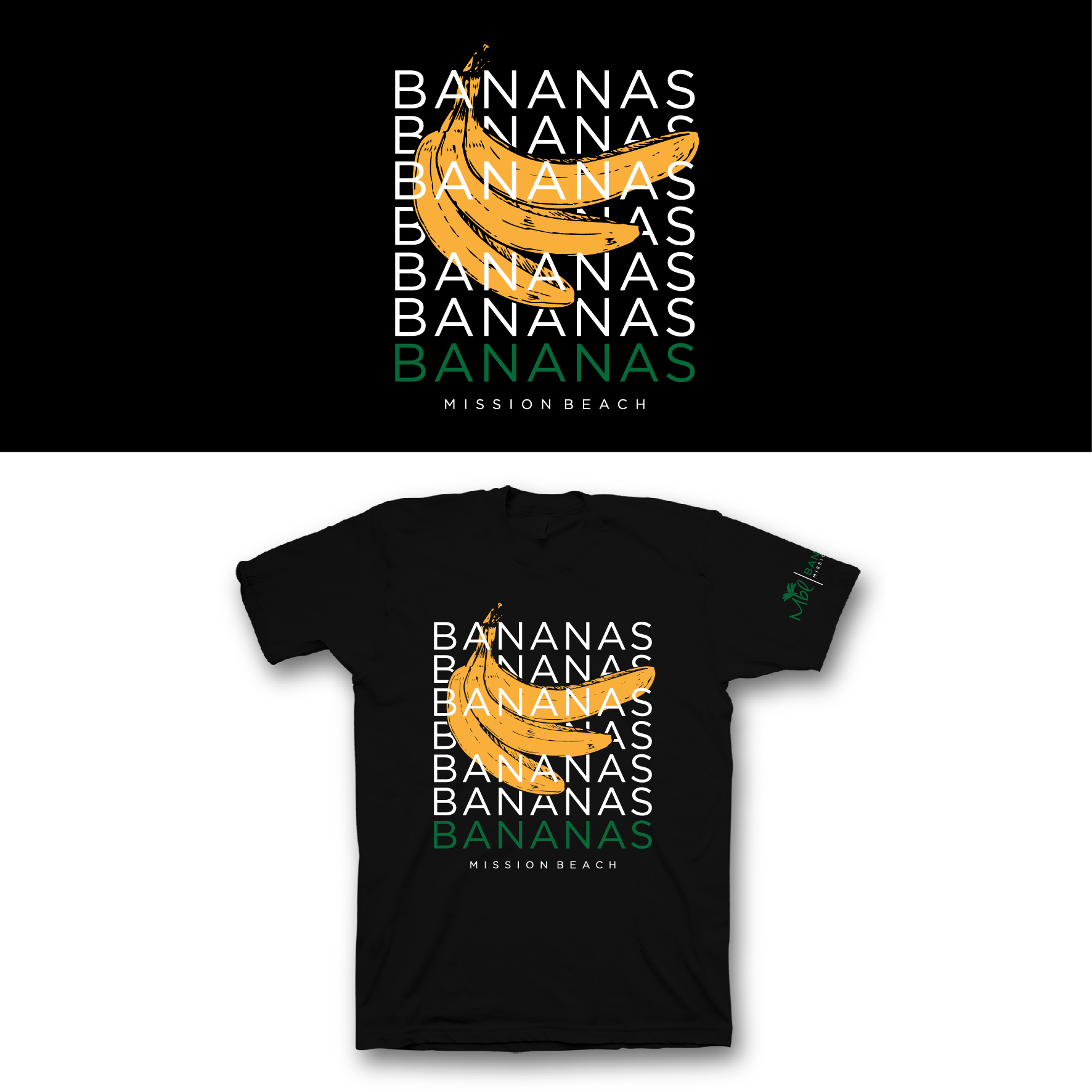 Design de T-shirt par saka.aleksandar pour MBL Bananas | Design #35761397