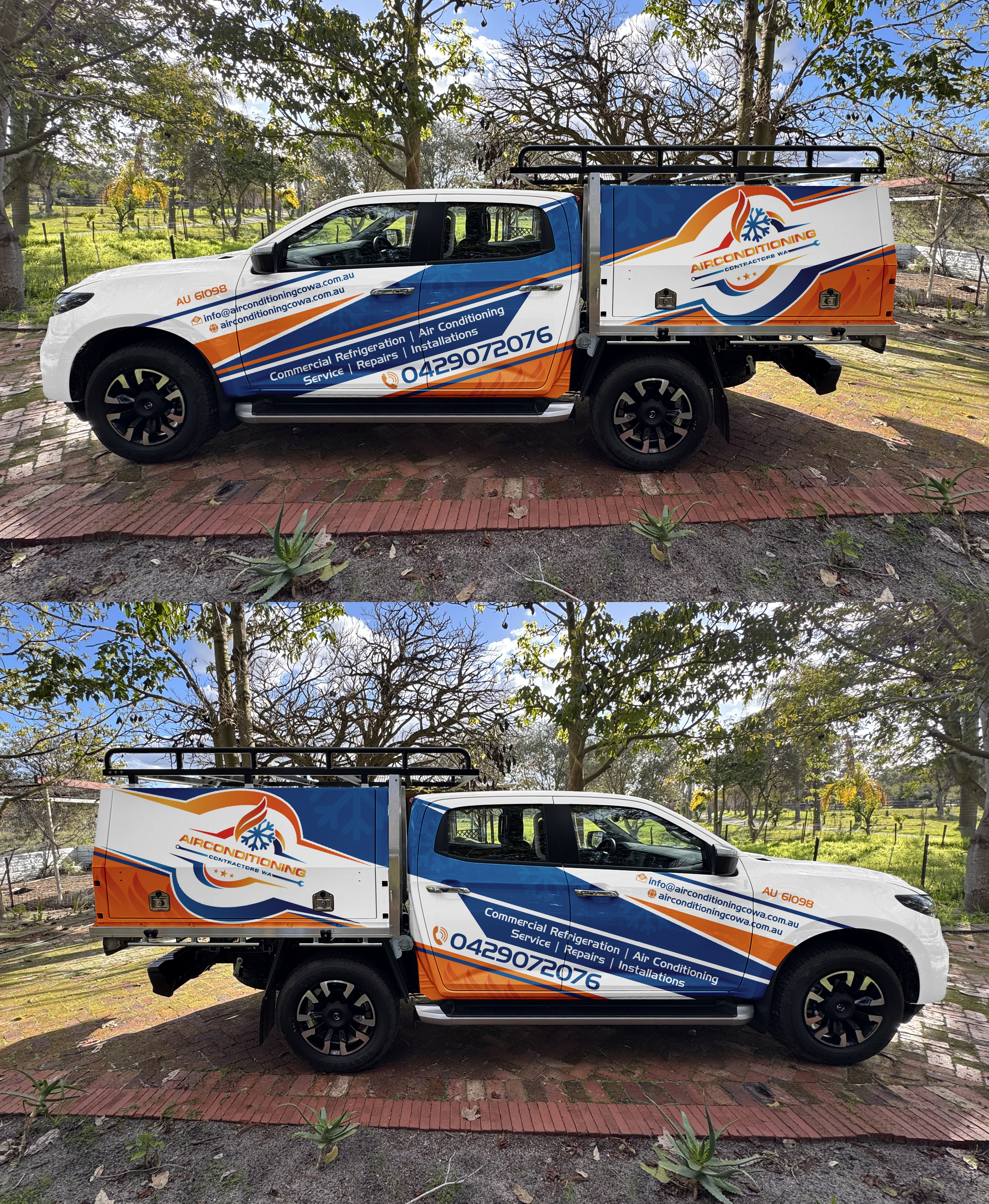 Car Wrap Design by ANGGI MAULANA PRAKOSO for Air Conditioning Contractors WA | Design #35740673