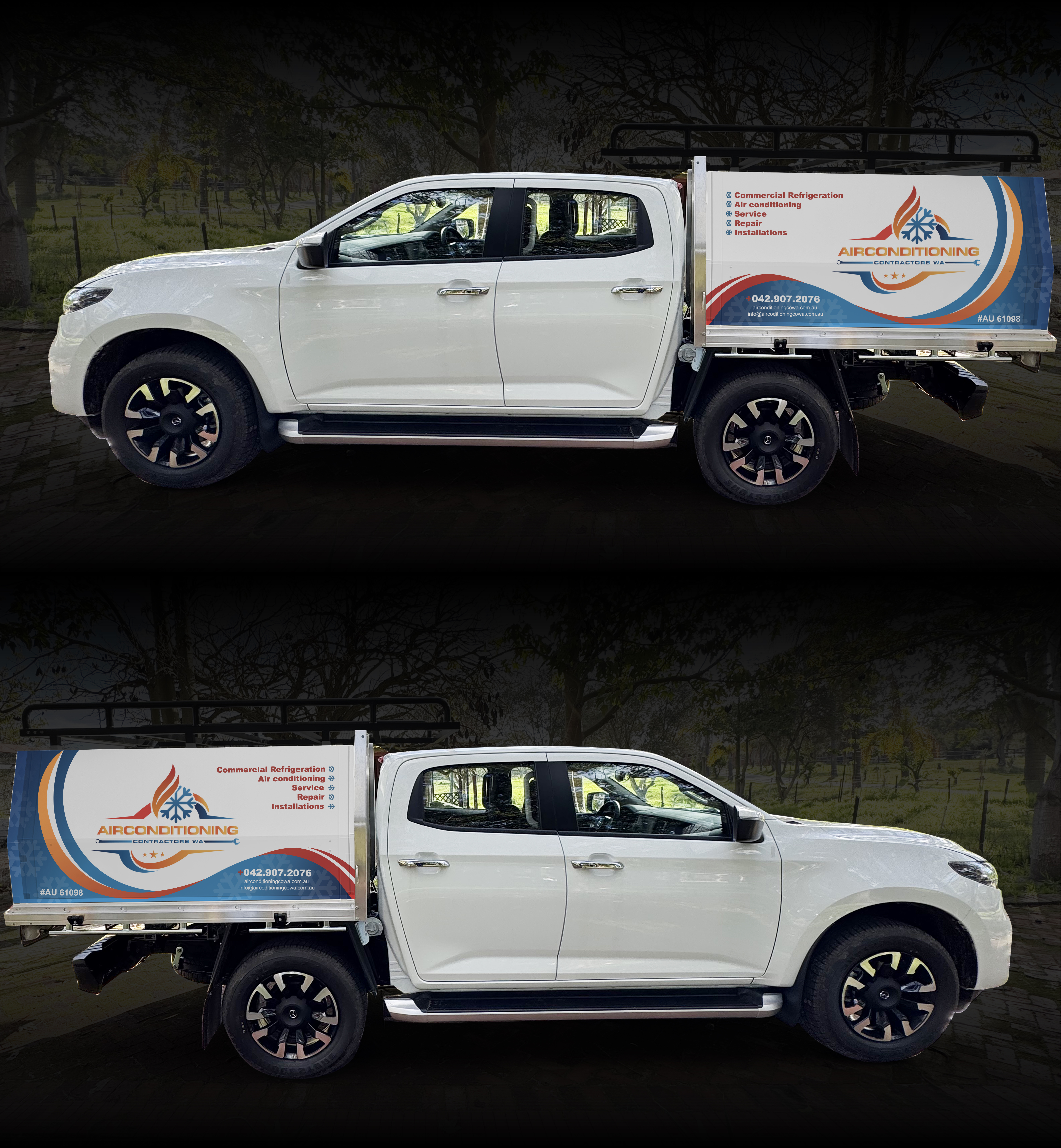 Car Wrap Design by Yayan gesuter for Air Conditioning Contractors WA | Design #35737871