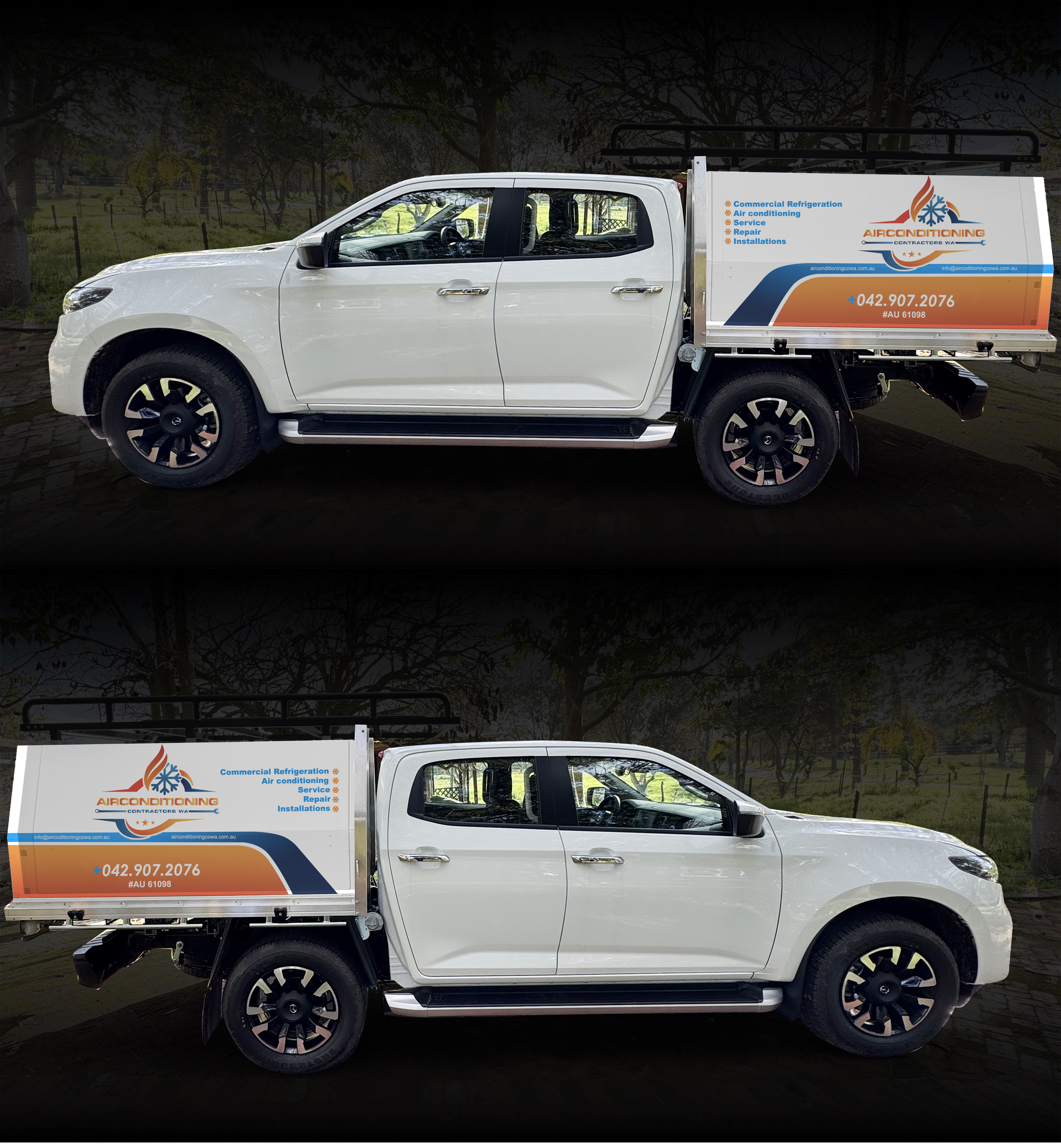 Car Wrap Design by Yayan gesuter for Air Conditioning Contractors WA | Design #35738170