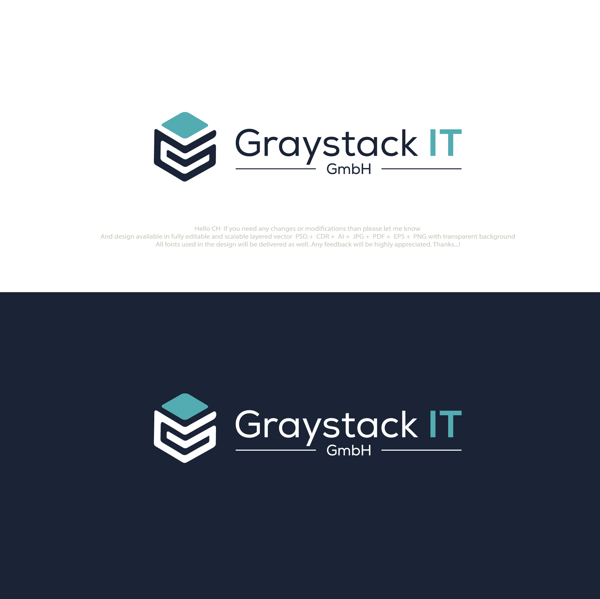 Logo-Design von logofy2025 für Graystack IT GmbH | Design #35789834