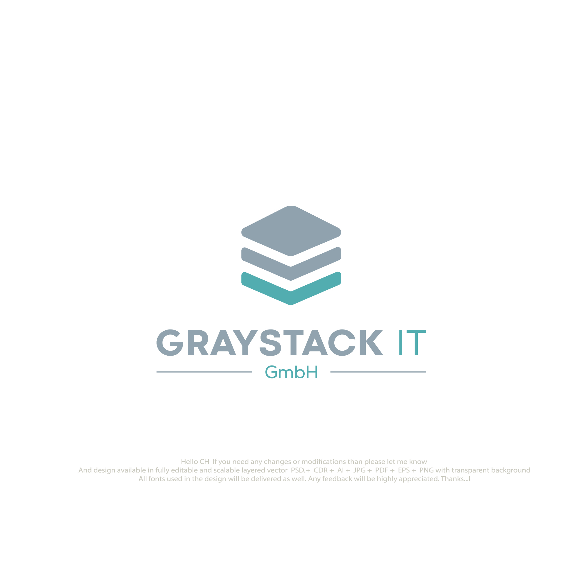 Logo-Design von logofy2025 für Graystack IT GmbH | Design #35794627