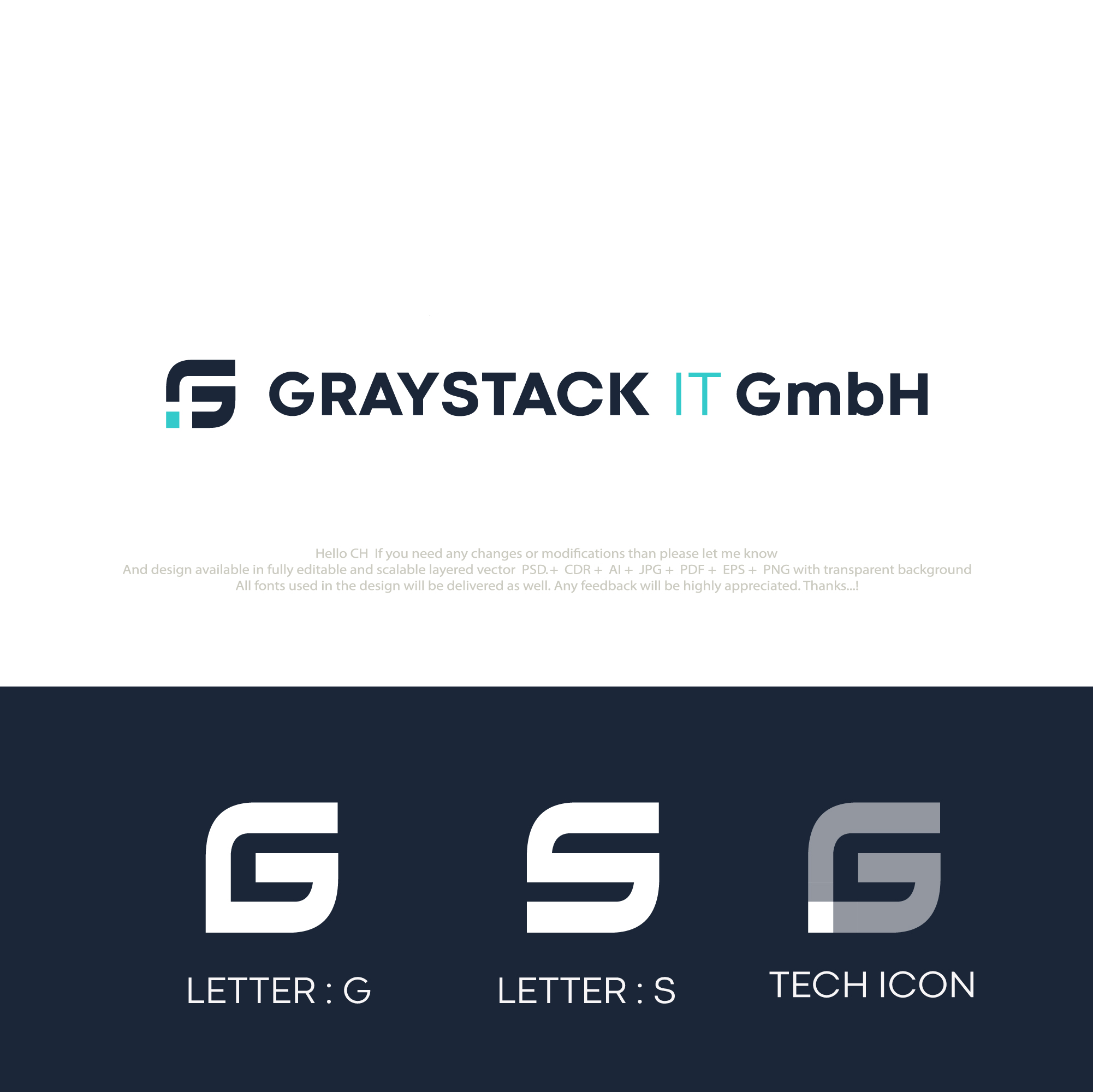 Logo-Design von logofy2025 für Graystack IT GmbH | Design #35794895