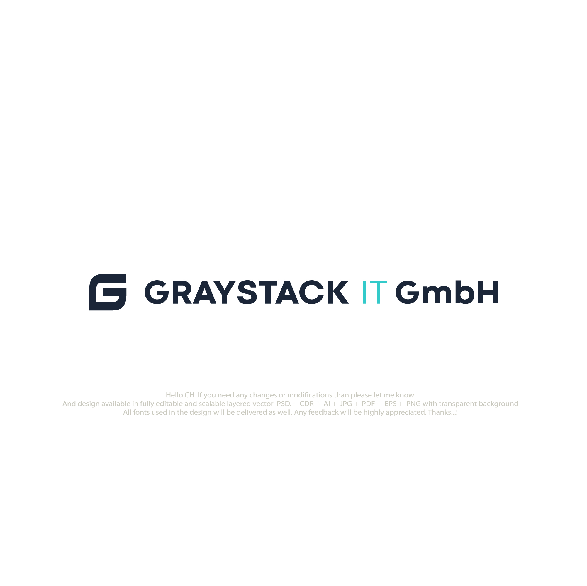 Logo-Design von logofy2025 für Graystack IT GmbH | Design #35794924