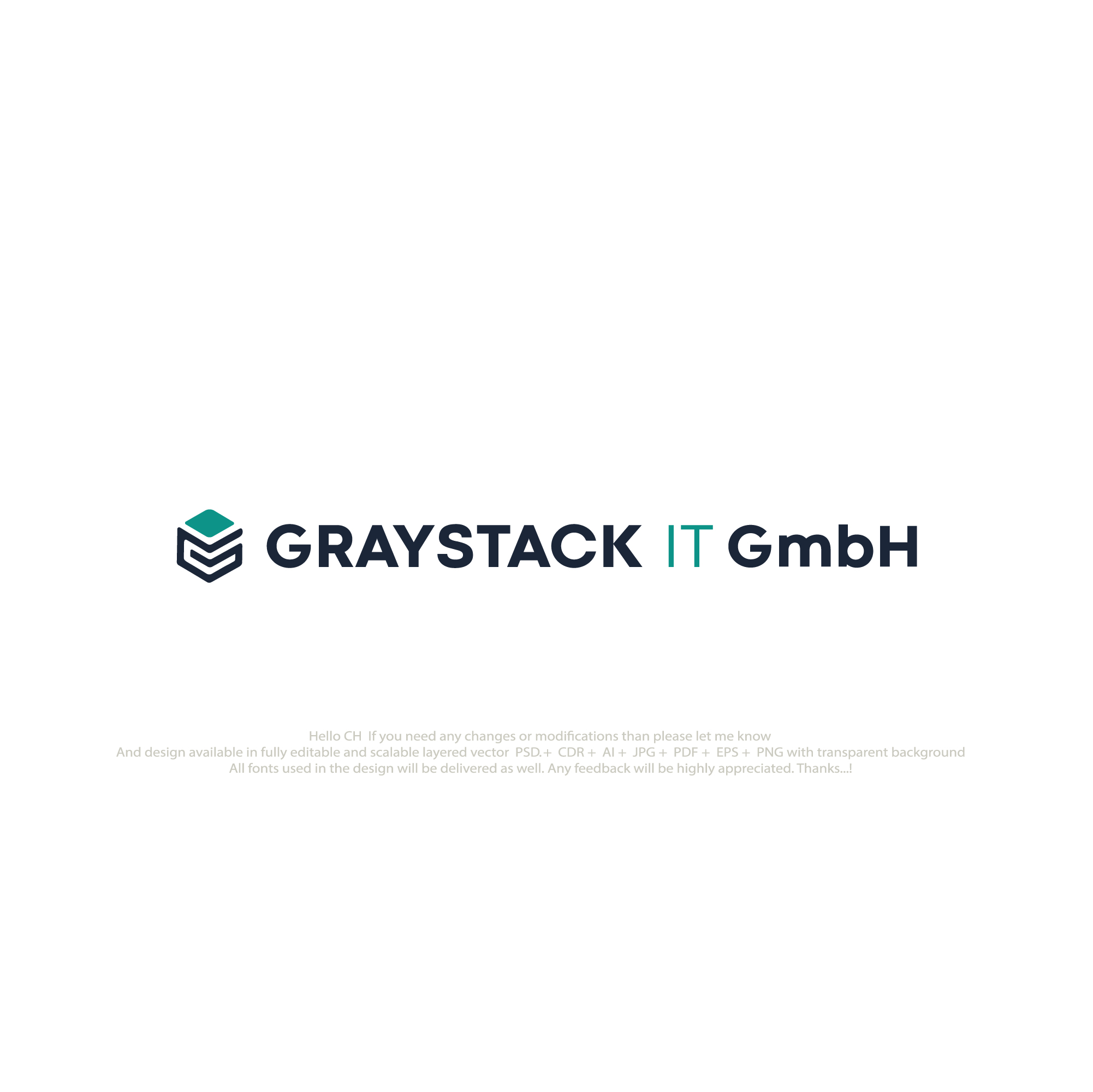 Logo-Design von logofy2025 für Graystack IT GmbH | Design #35795628