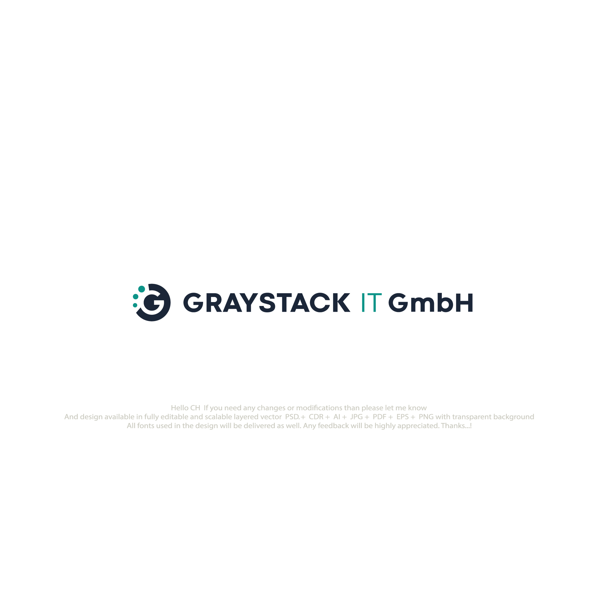 Logo-Design von logofy2025 für Graystack IT GmbH | Design #35795736