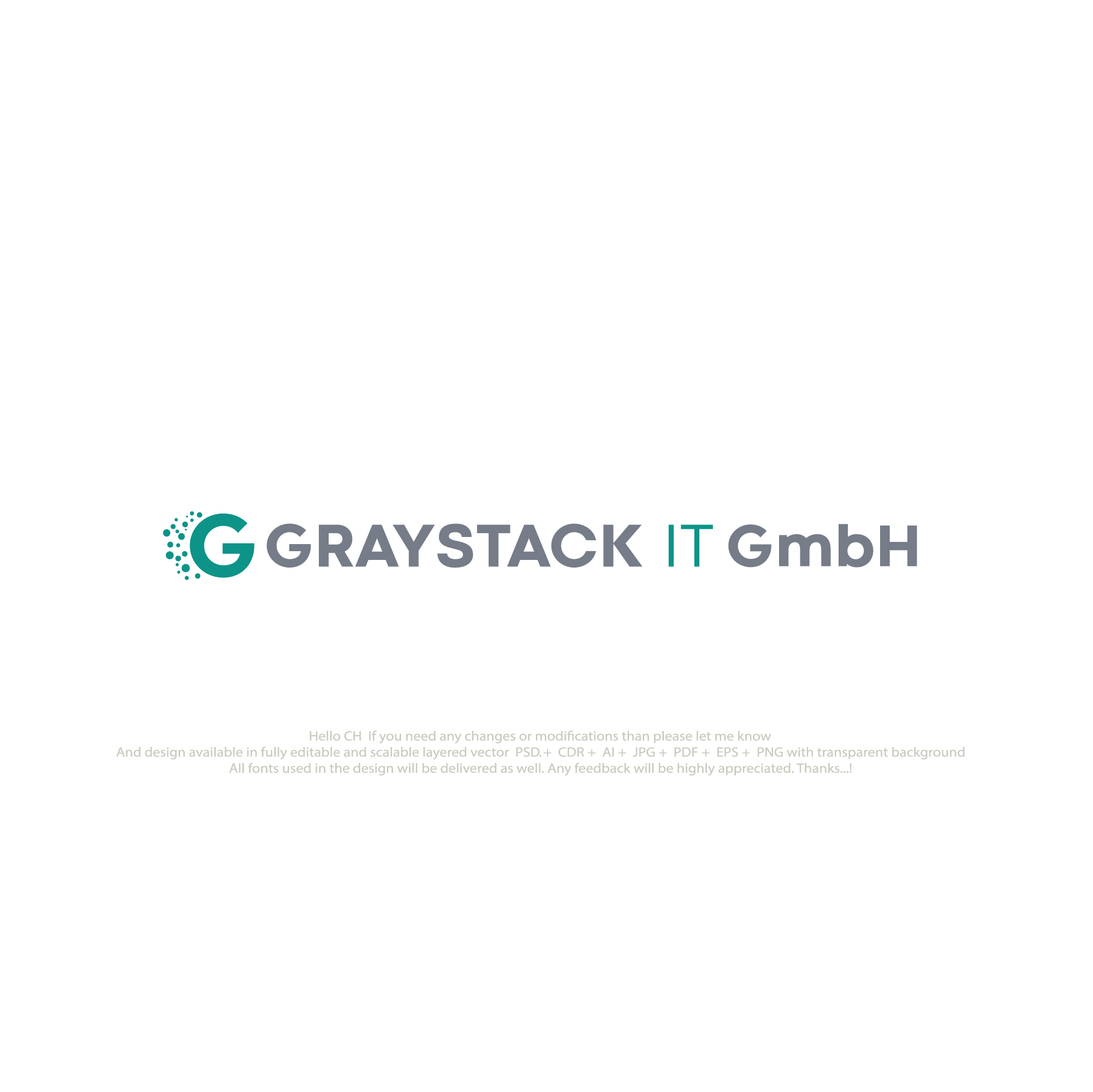 Logo-Design von logofy2025 für Graystack IT GmbH | Design #35795737