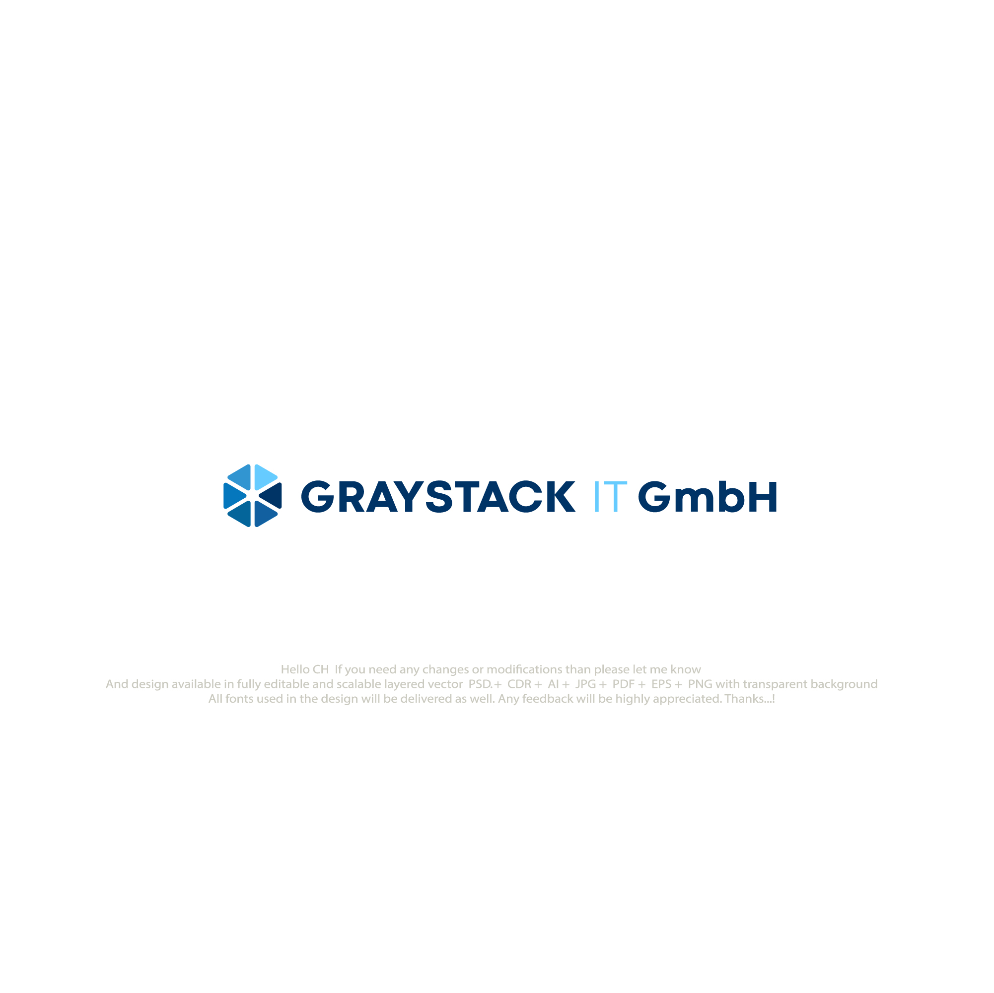 Logo-Design von logofy2025 für Graystack IT GmbH | Design #35795824