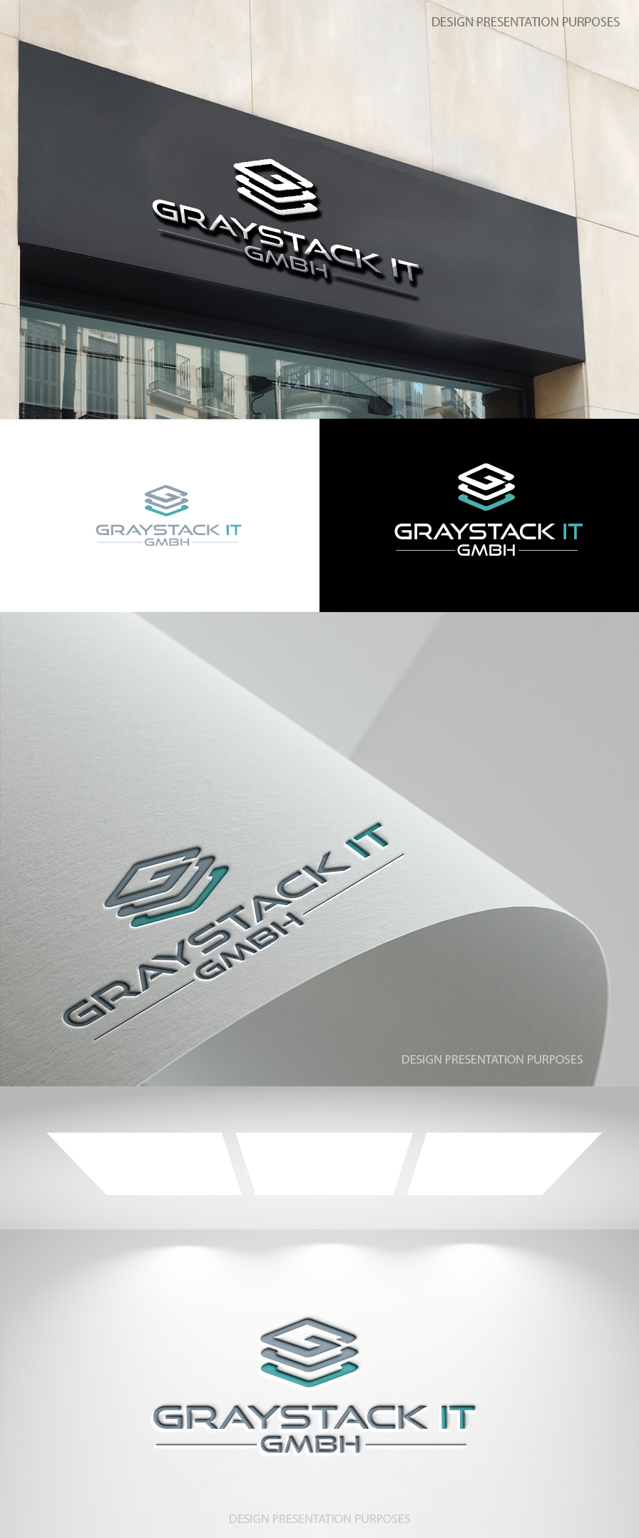 Logo-Design von zebronicgraphic für Graystack IT GmbH | Design #35751199