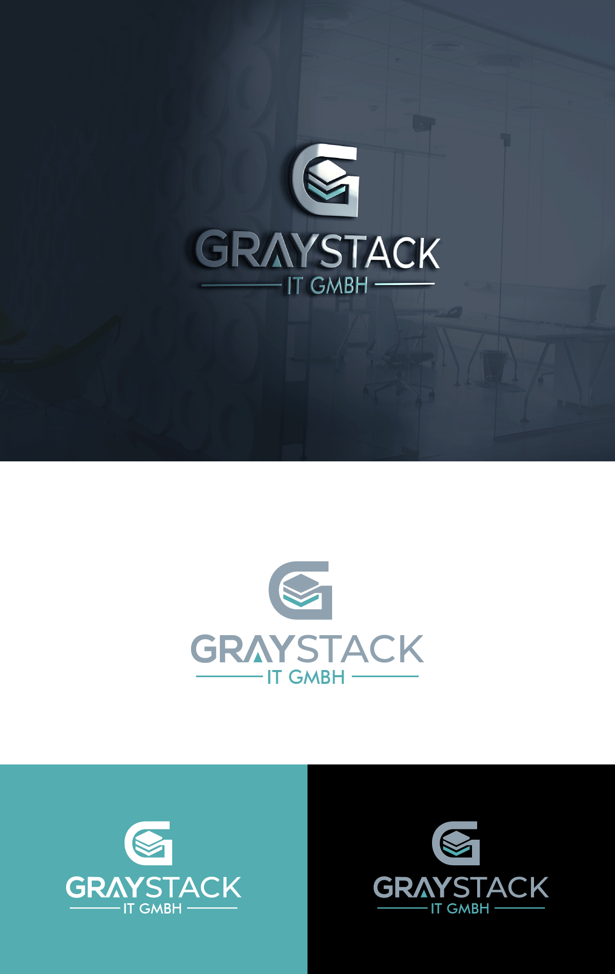 Logo Design by AlphabetZero.co.uk for Graystack IT GmbH | Design #35766515