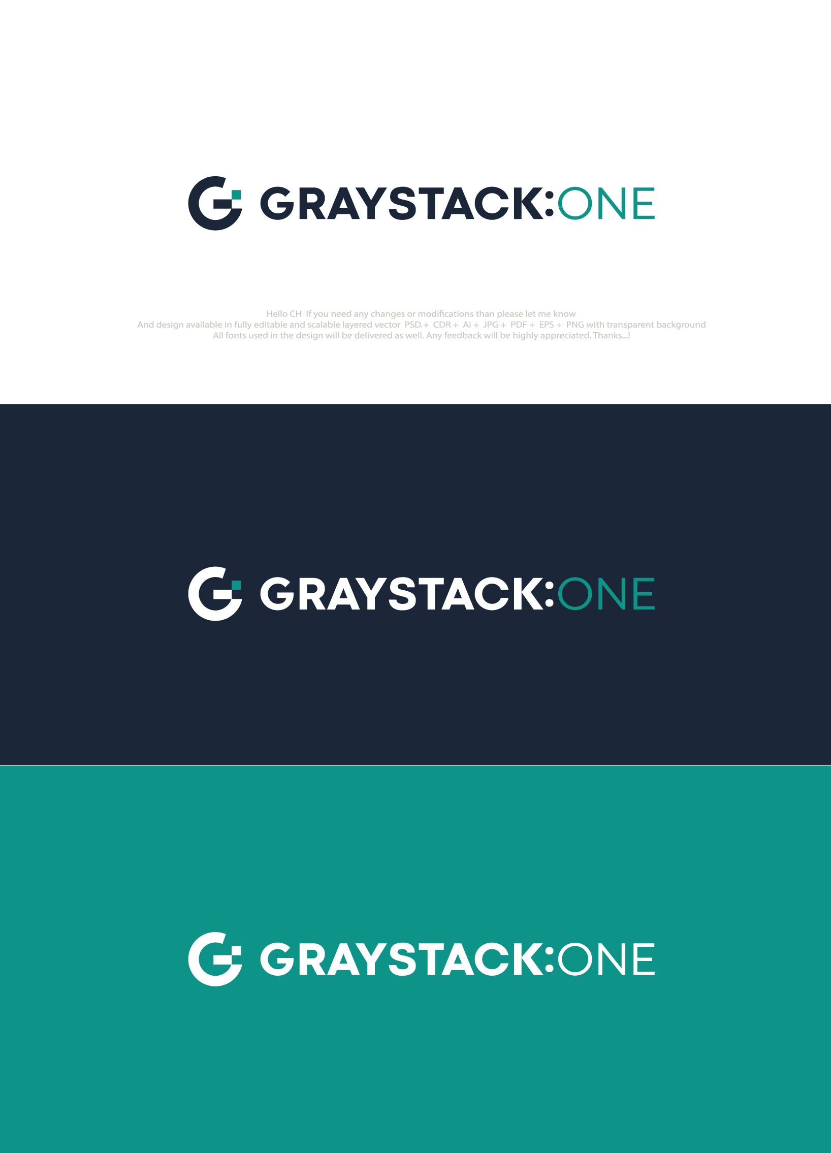 Logo Design by logofy2025 for Graystack IT GmbH | Design #35791107