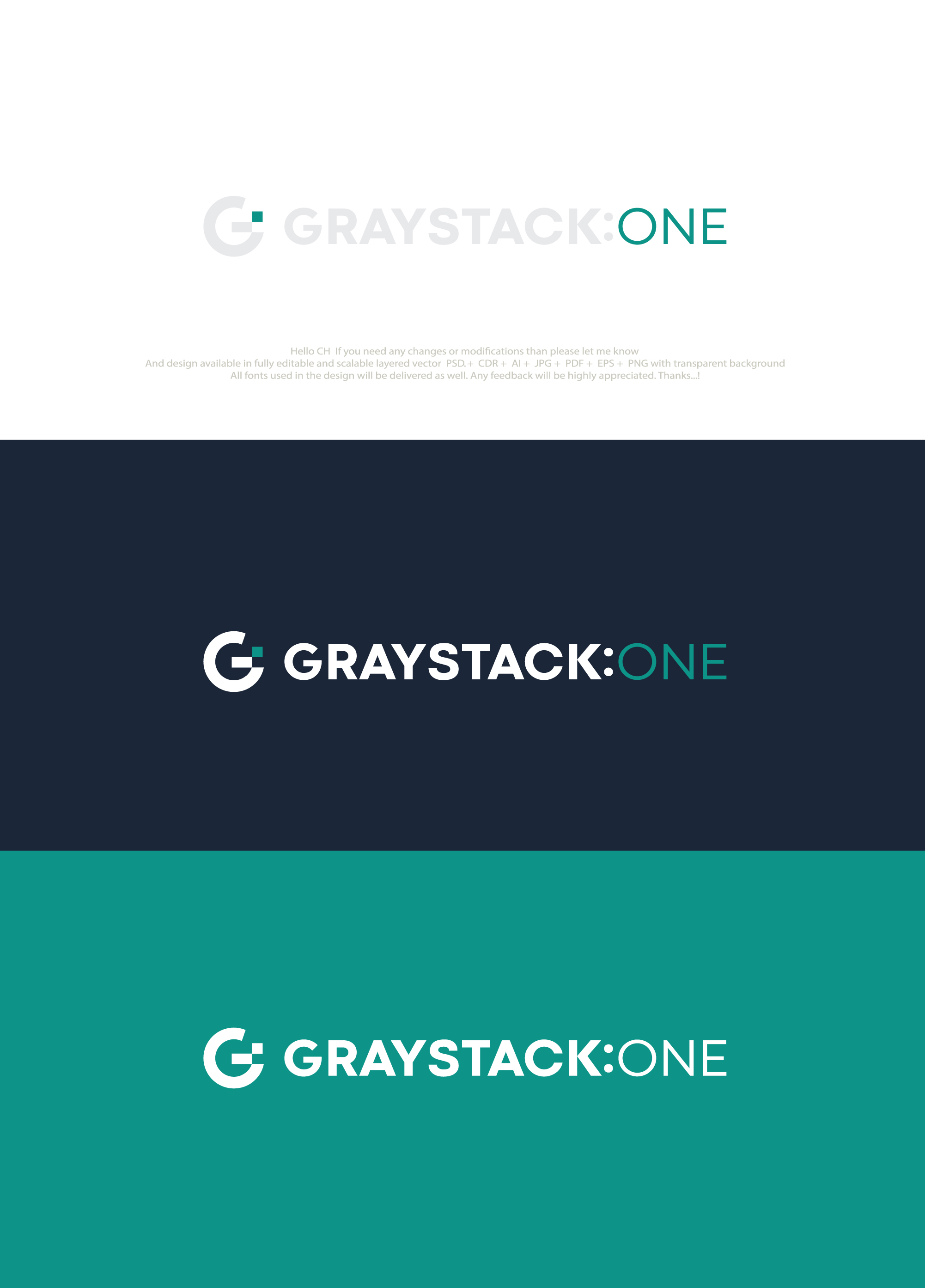 Logo Design by logofy2025 for Graystack IT GmbH | Design #35793856