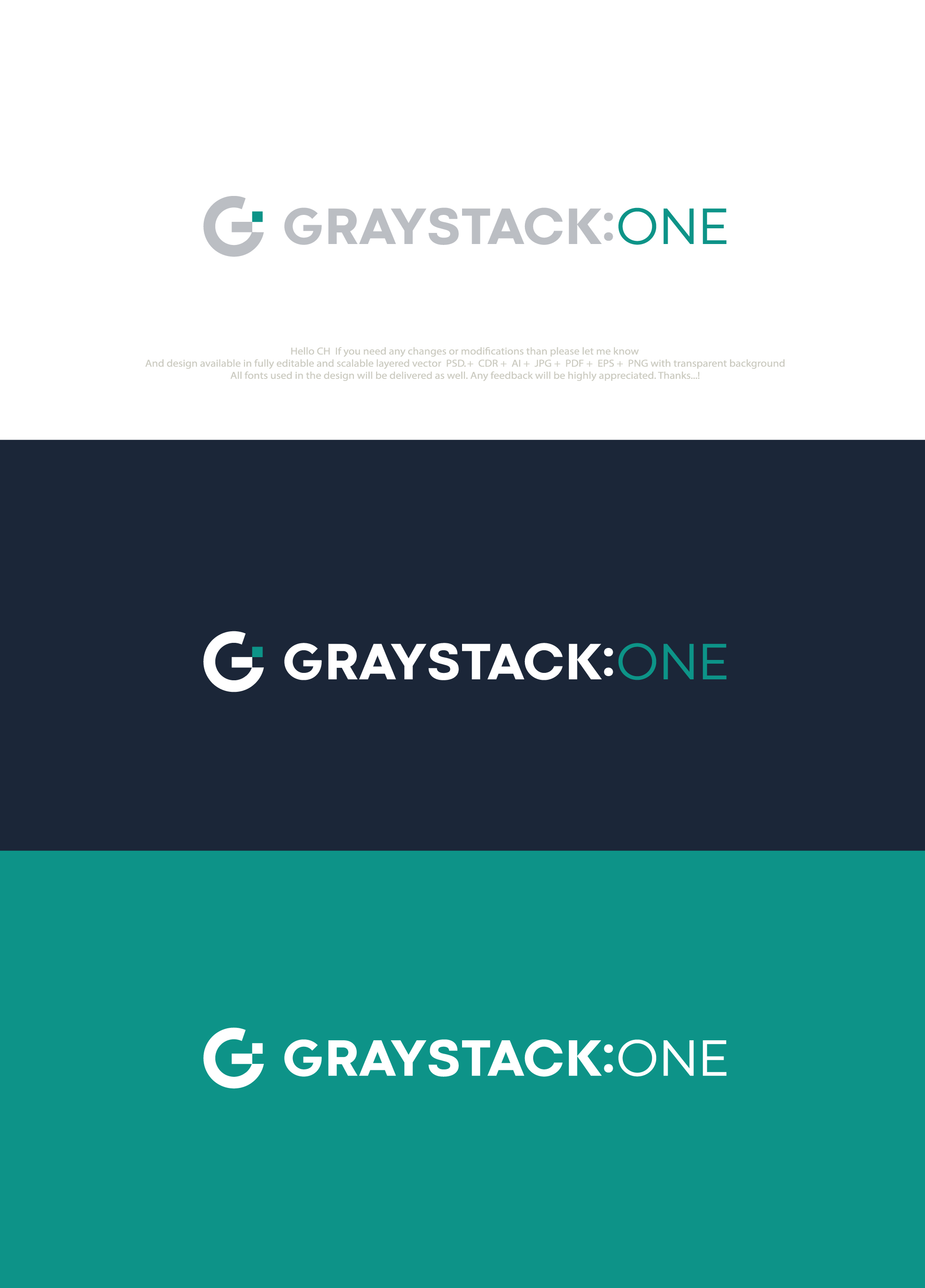 Logo Design by logofy2025 for Graystack IT GmbH | Design #35793857