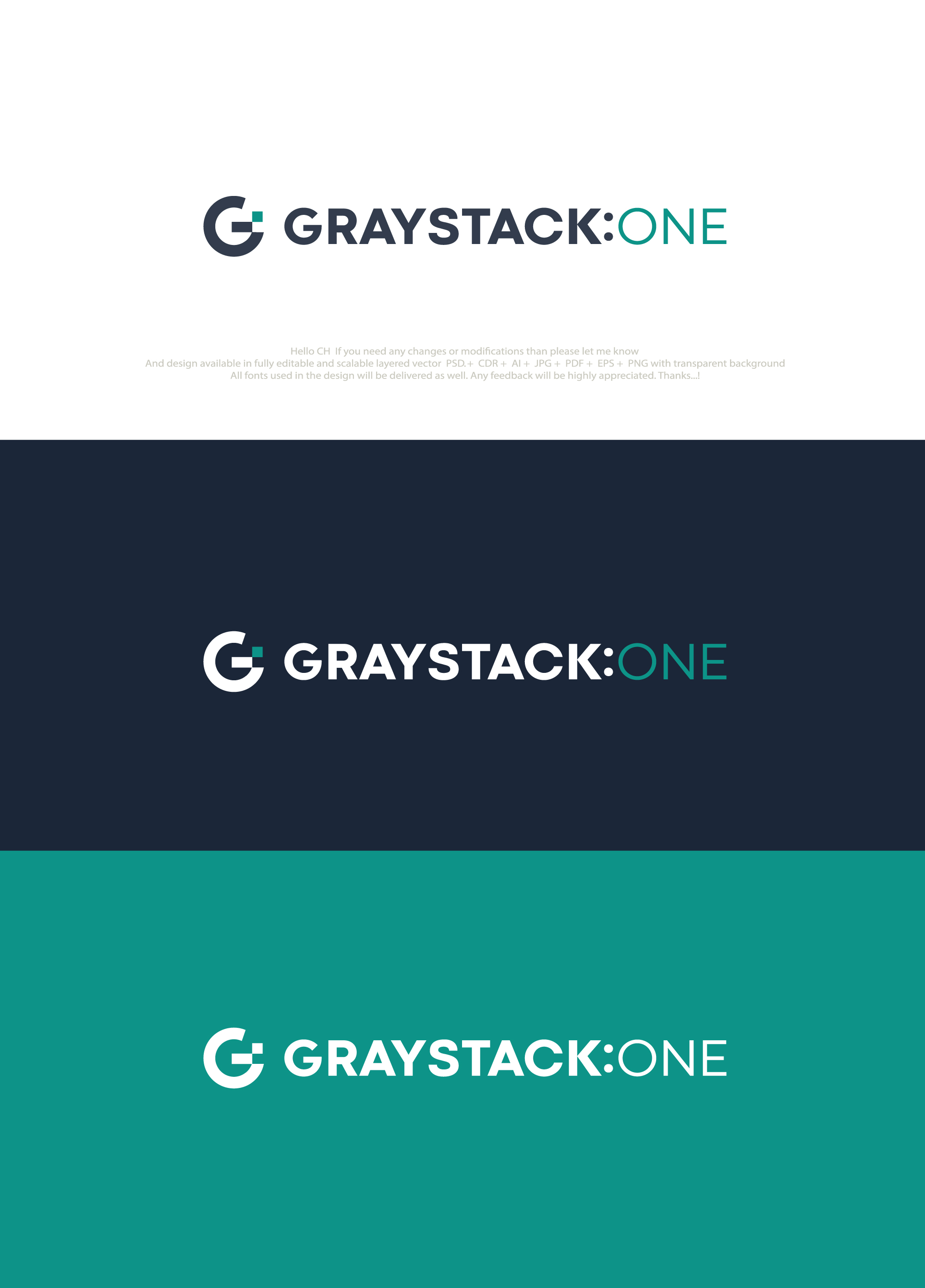 Logo Design by logofy2025 for Graystack IT GmbH | Design #35793862