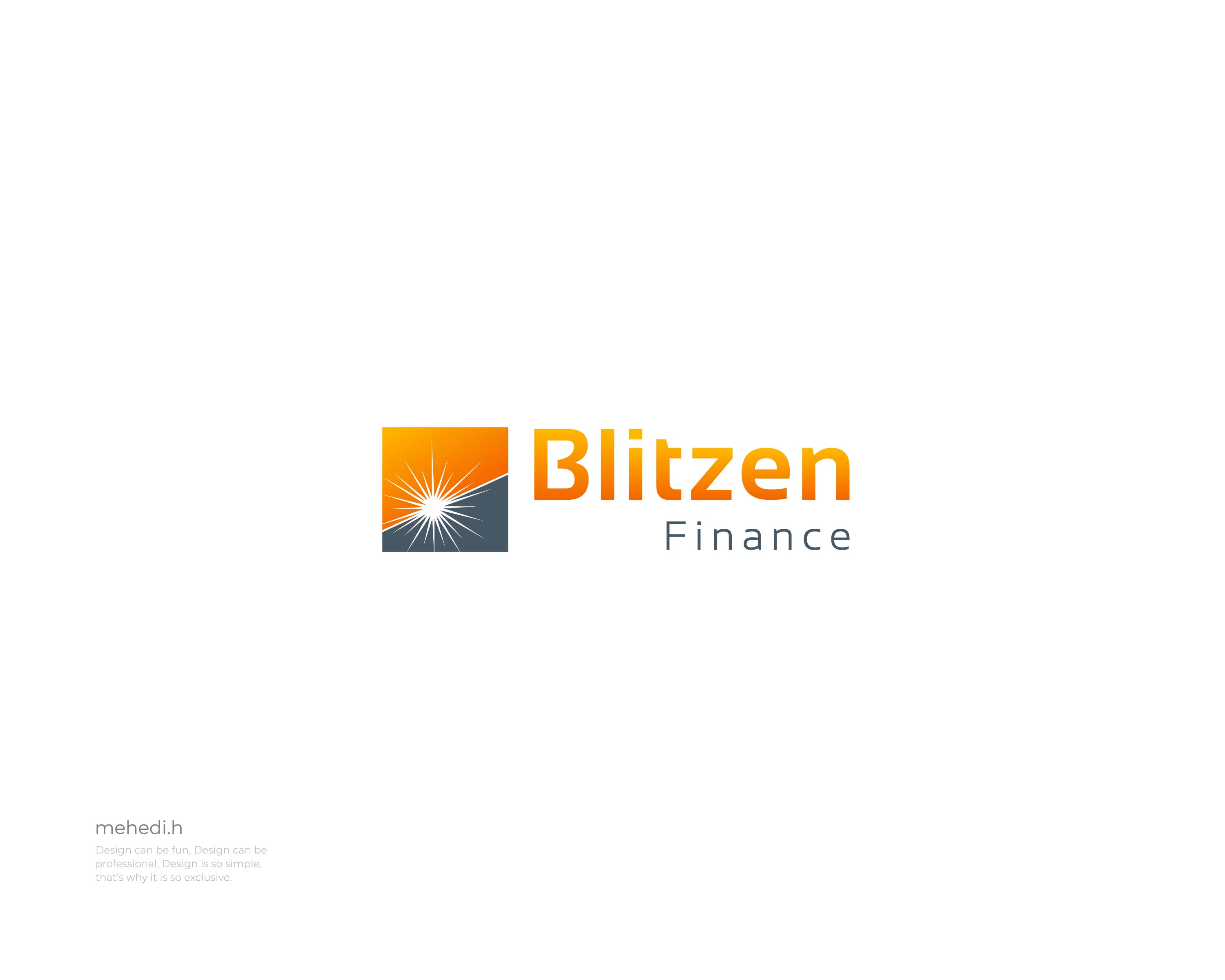 Logo Design by mehedi.h for Blitzen Finance | Design #35753896