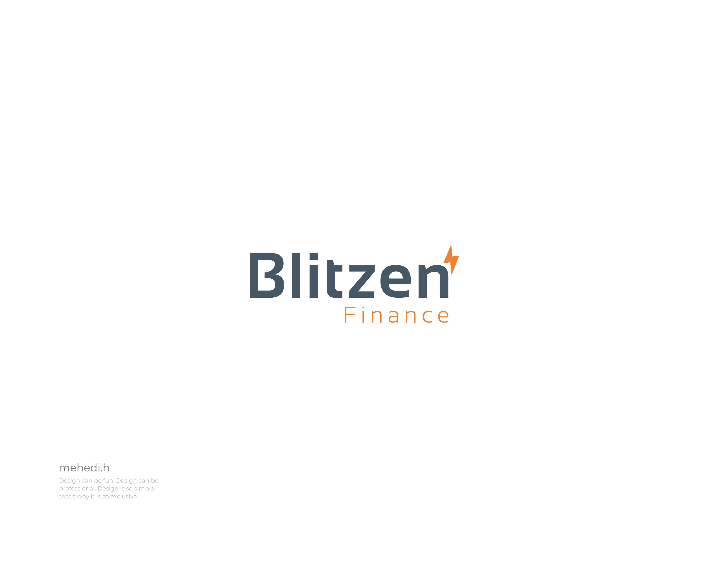 Logo Design by mehedi.h for Blitzen Finance | Design #35753986